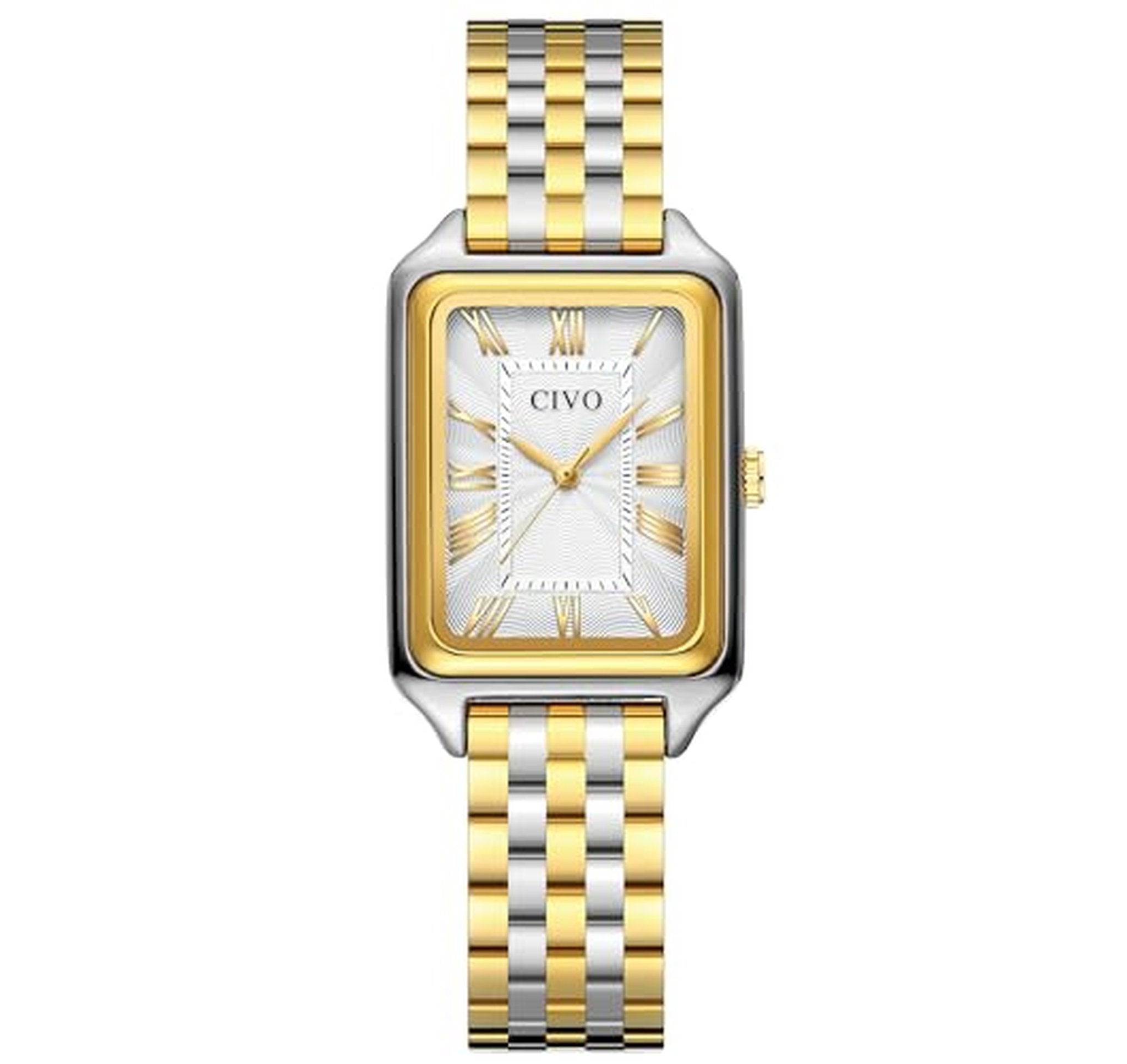 Vintage Rectangular Roman Numeral Bracelet Watch (3 Colors)