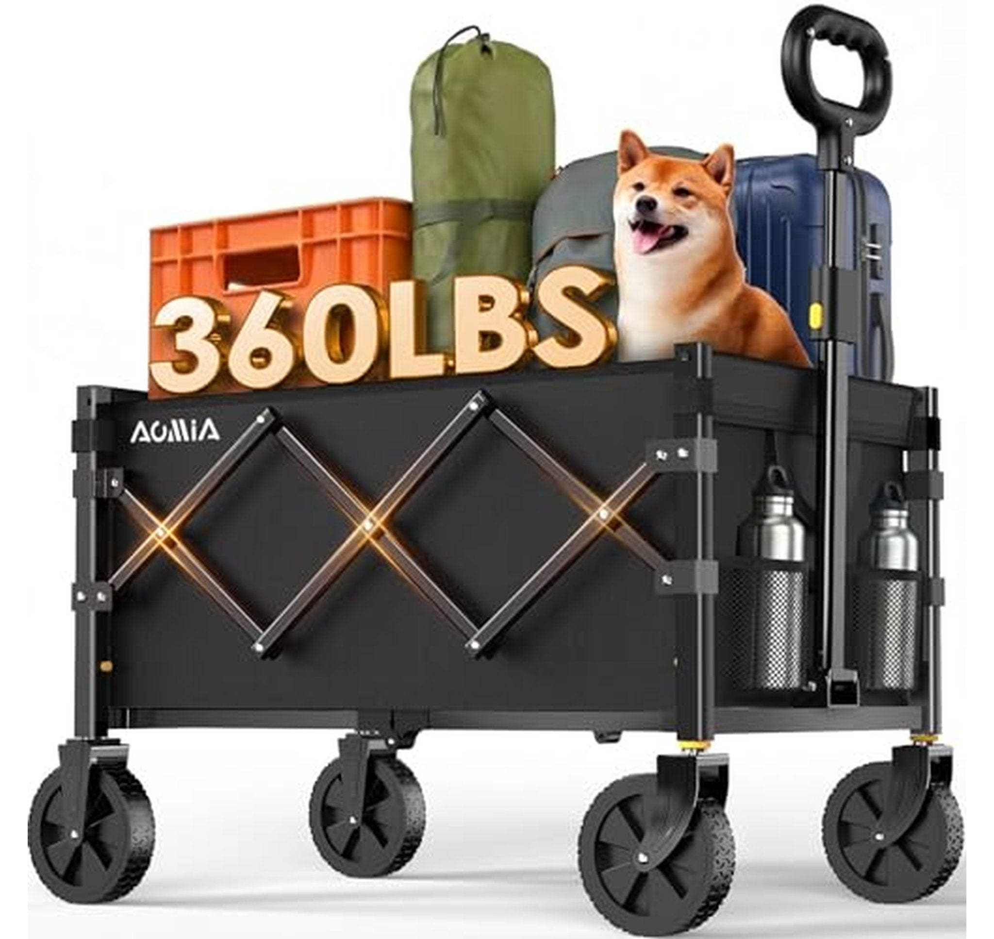 Heavy Duty Collapsible Folding Utility Wagon Cart