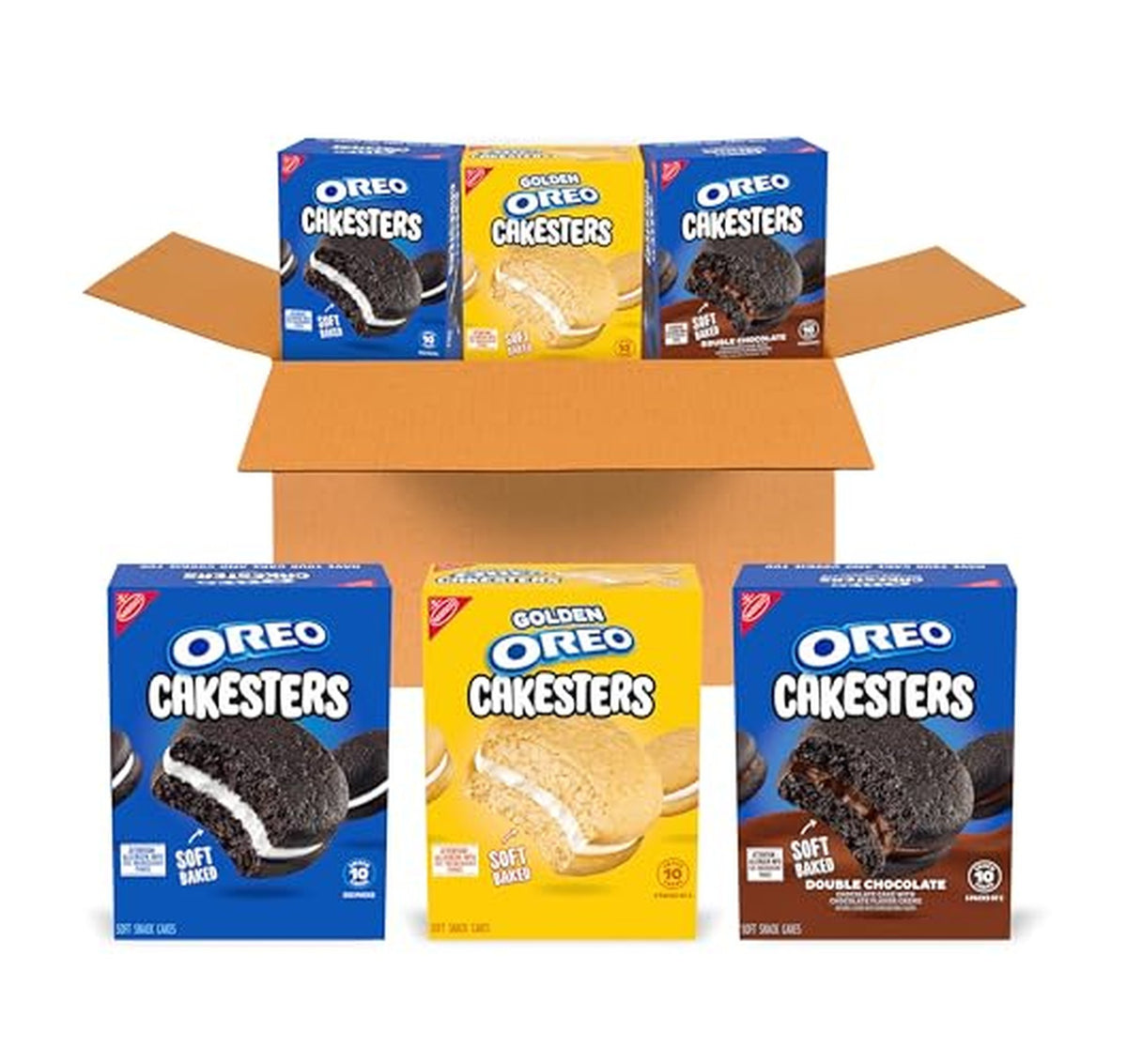 15 Pack Oreo Cakesters Soft Snack Cakes Variety (OU-D)