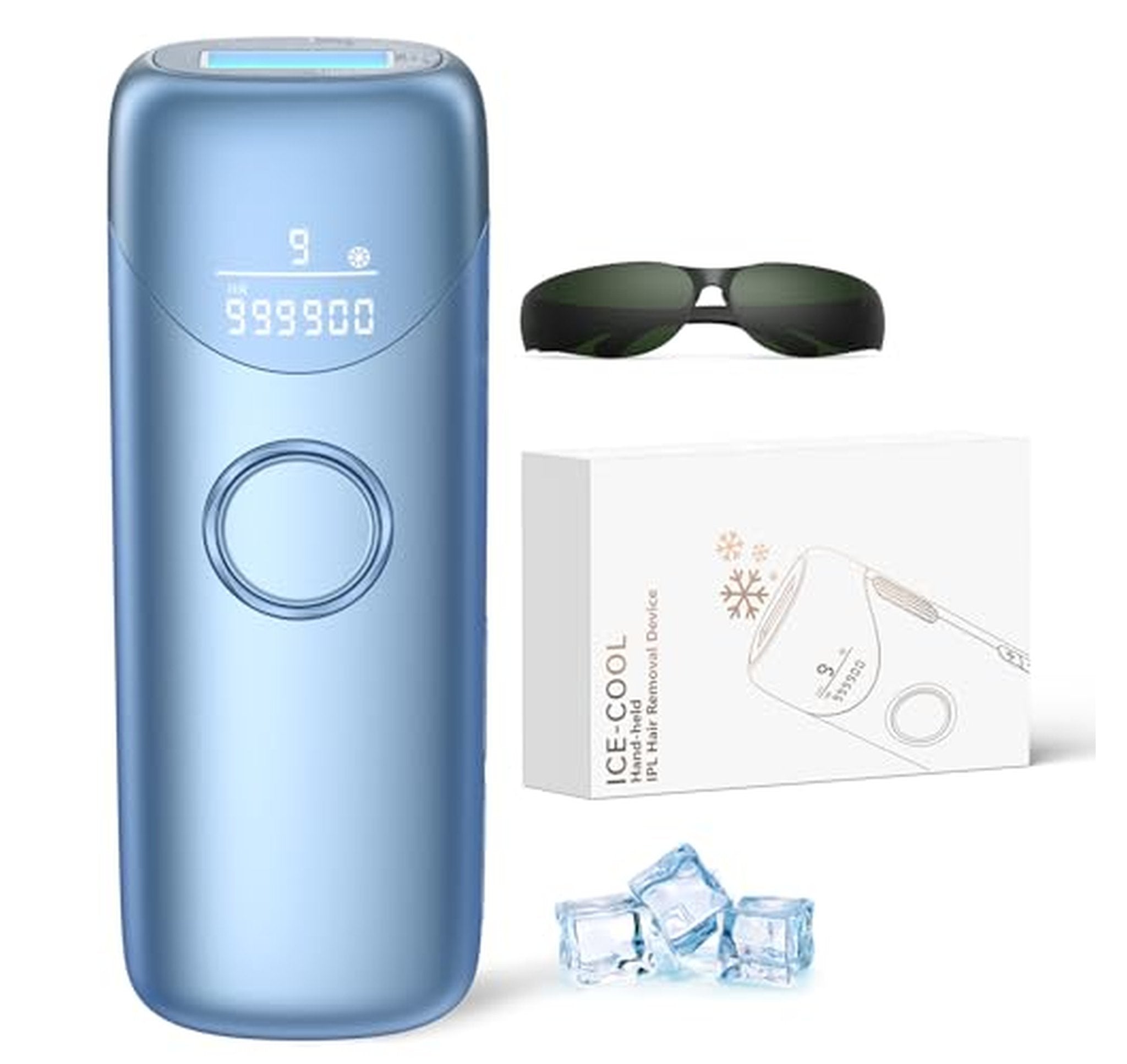 IPL Laser Hair Removal Device with Ice Cooling