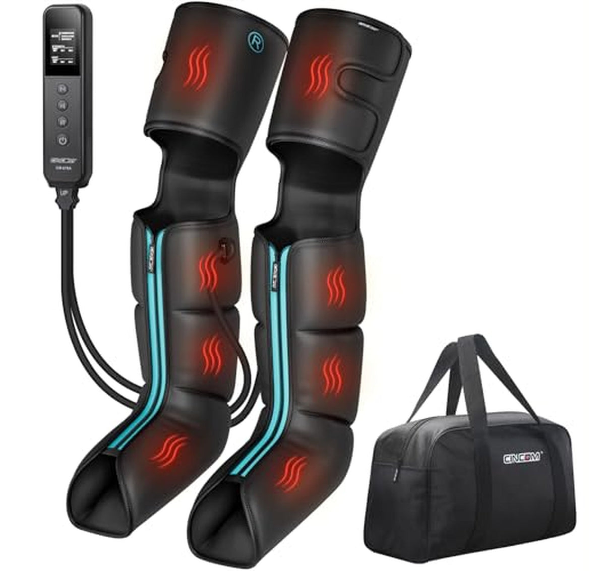 Heated Air Compression Leg Massager