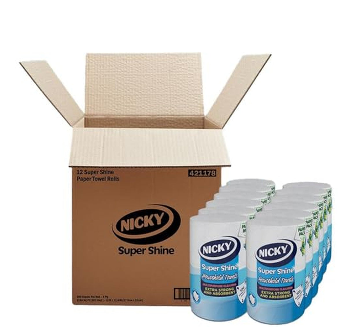 Super Shine 3-Ply Multipurpose Paper Towels