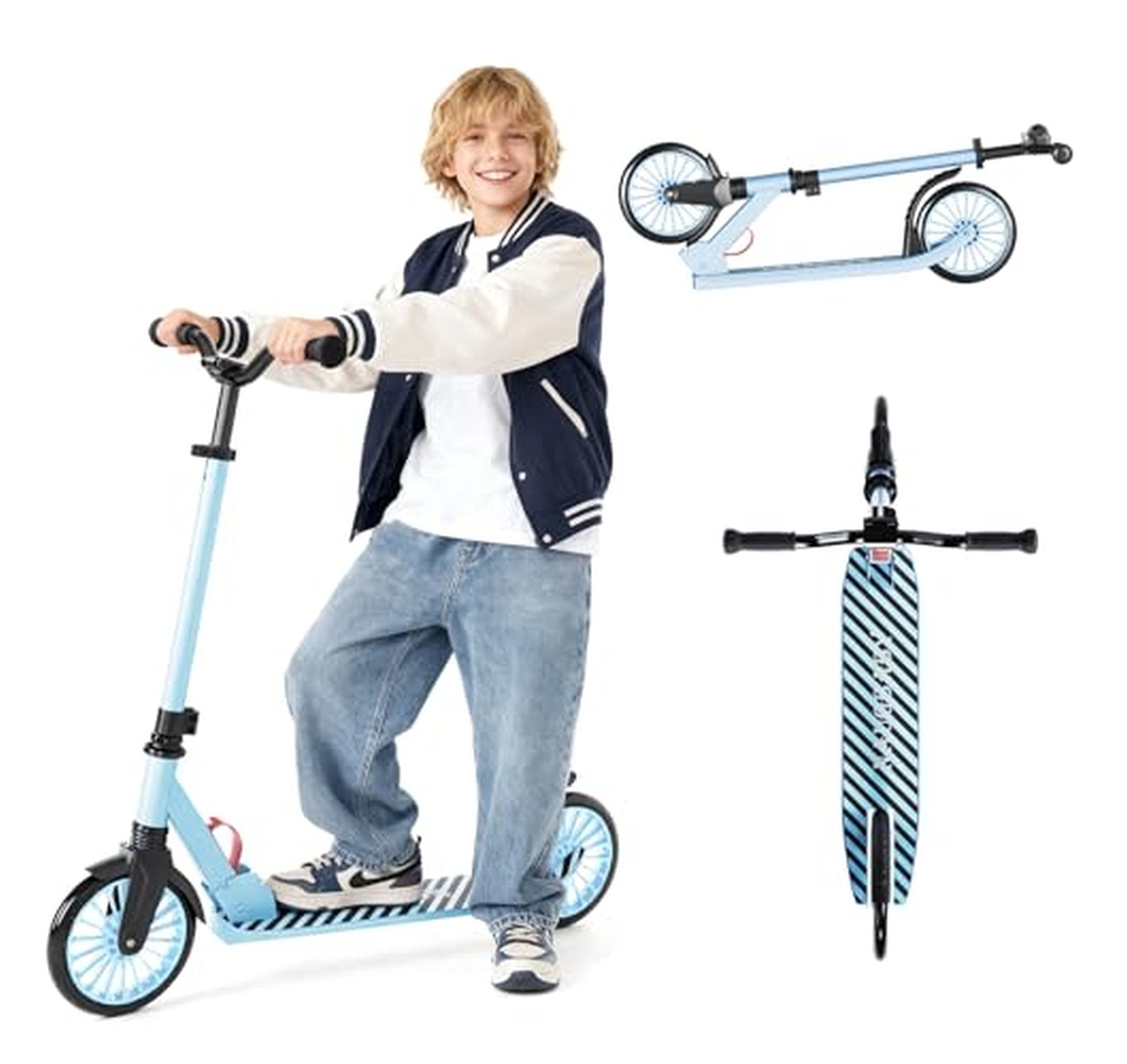 Foldable Kids Kick Scooter with Adjustable Handlebar