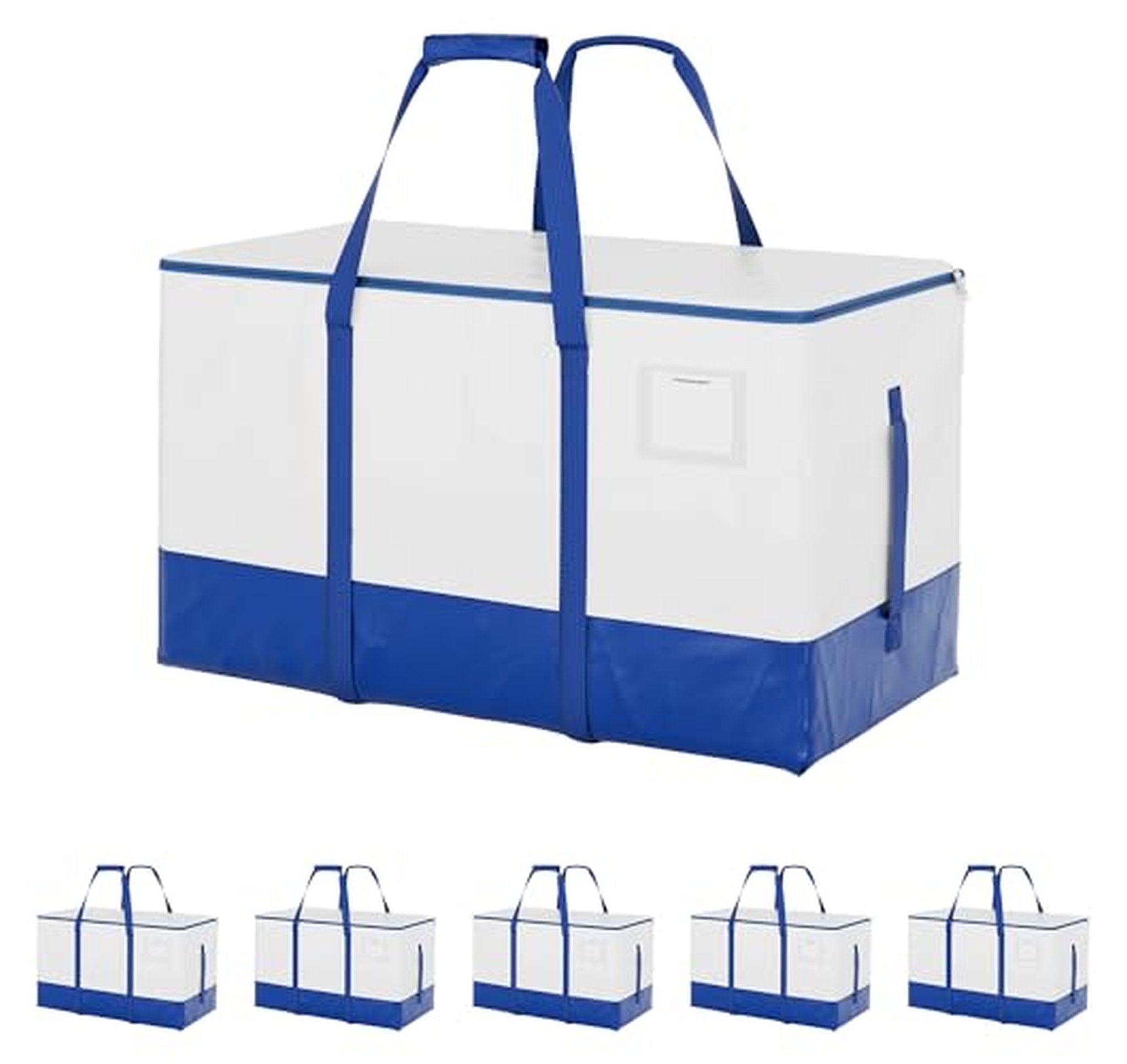 6 Pack Extra Large Lidded Storage Bins