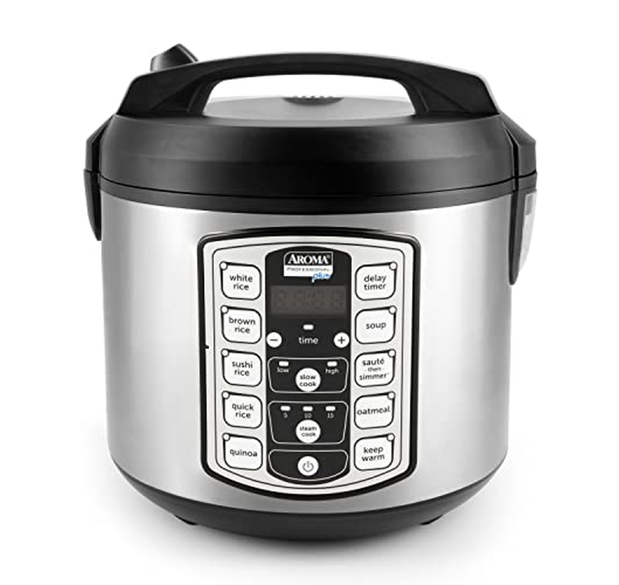 AROMA 4 Quart Digital Rice Cooker and Food Steamer