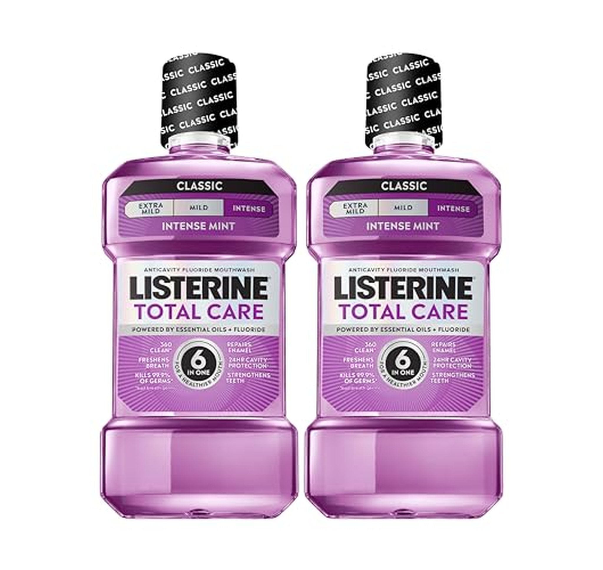2 Pack Listerine Total Care Anticavity Mouthwash 33.8 oz