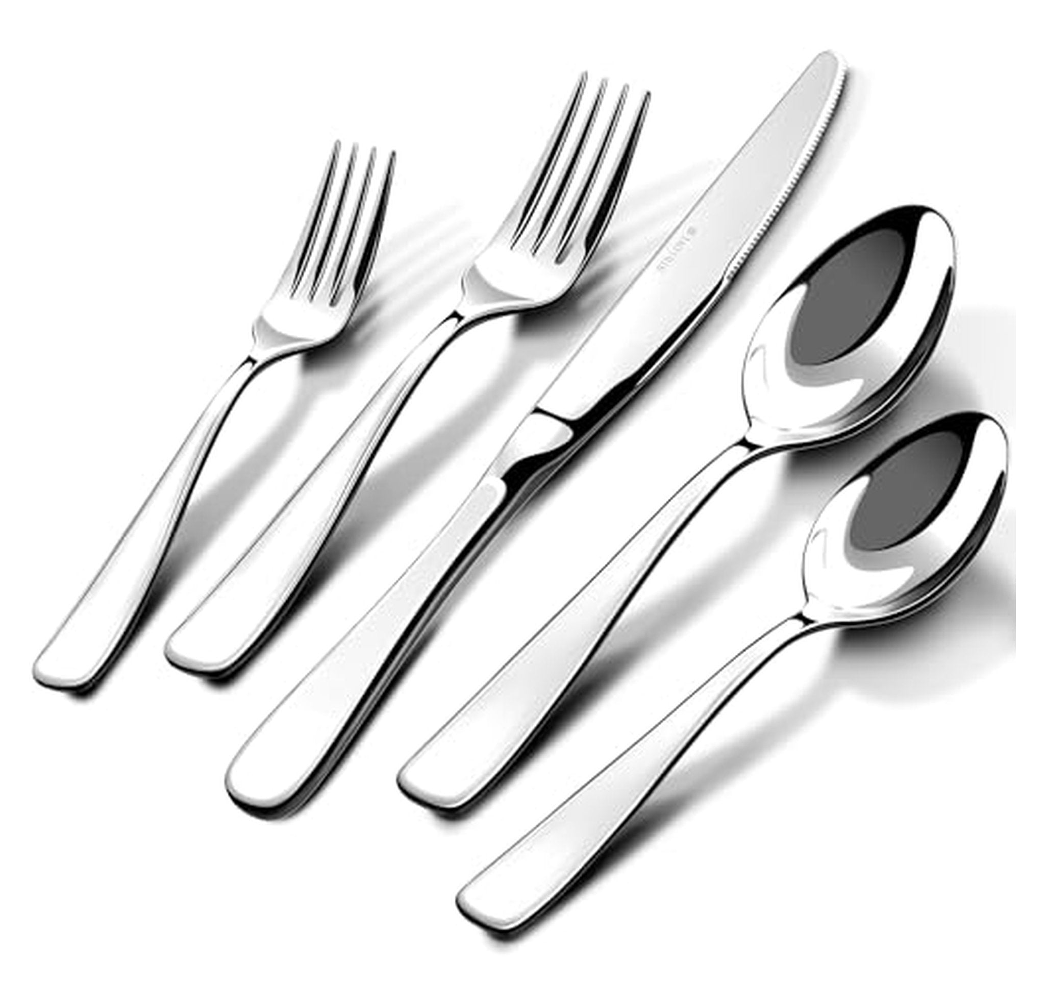 40 Piece Stainless Steel Silverware Set for 8