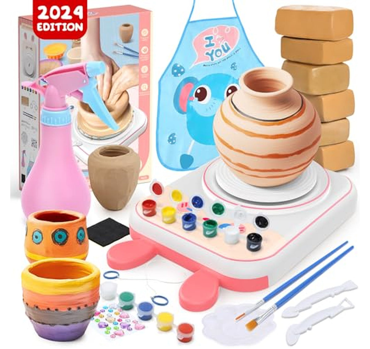 Air Dry Clay Pottery Wheel Craft Kit