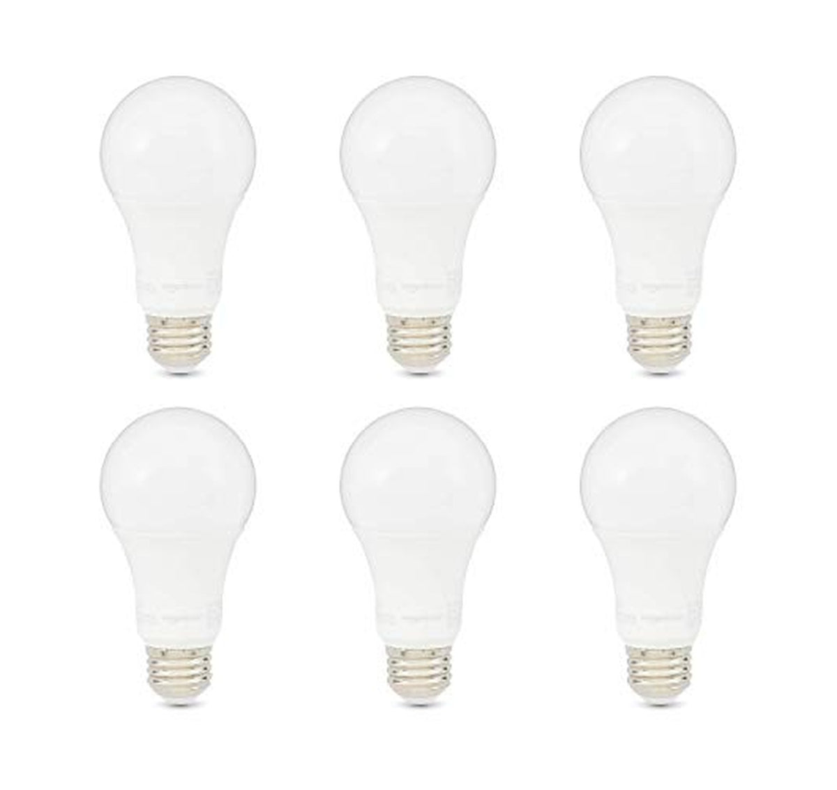 6 Pack Amazon Basics 100W Equivalent LED Bulbs