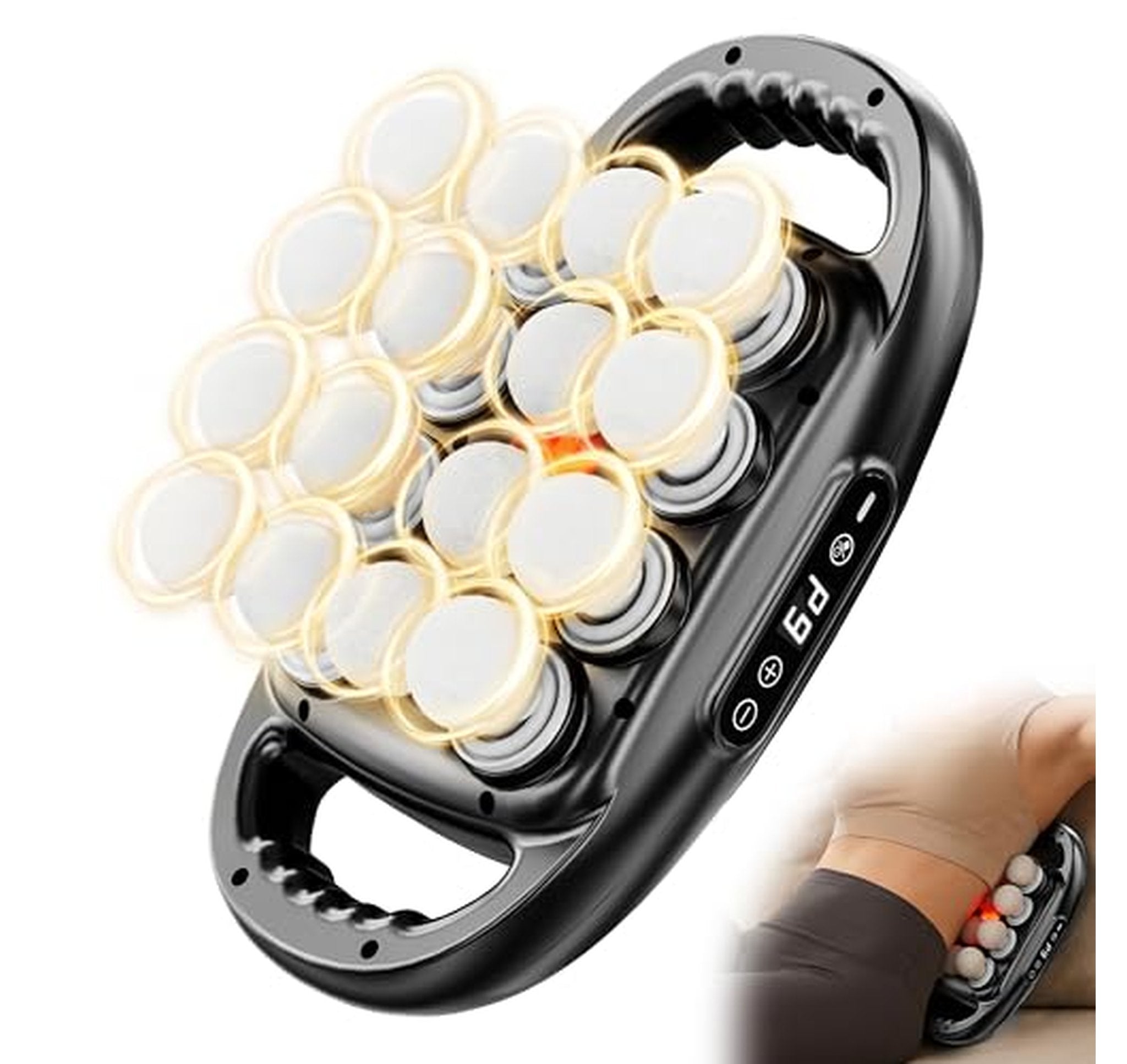 Deep Tissue Percussion Massage Gun with 16 Heads