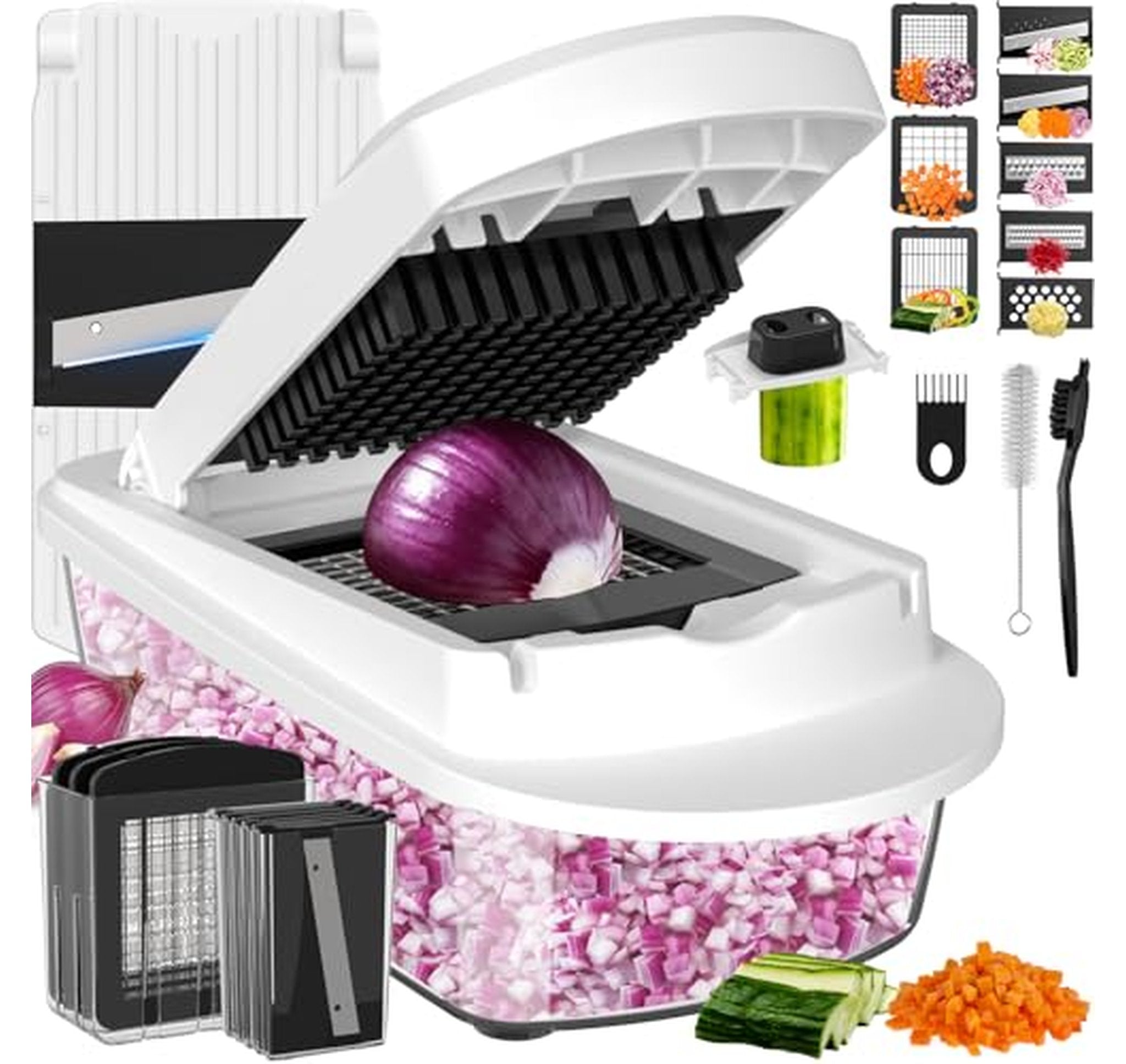 8 Blade All-in-1 Vegetable Chopper Mandoline Slicer