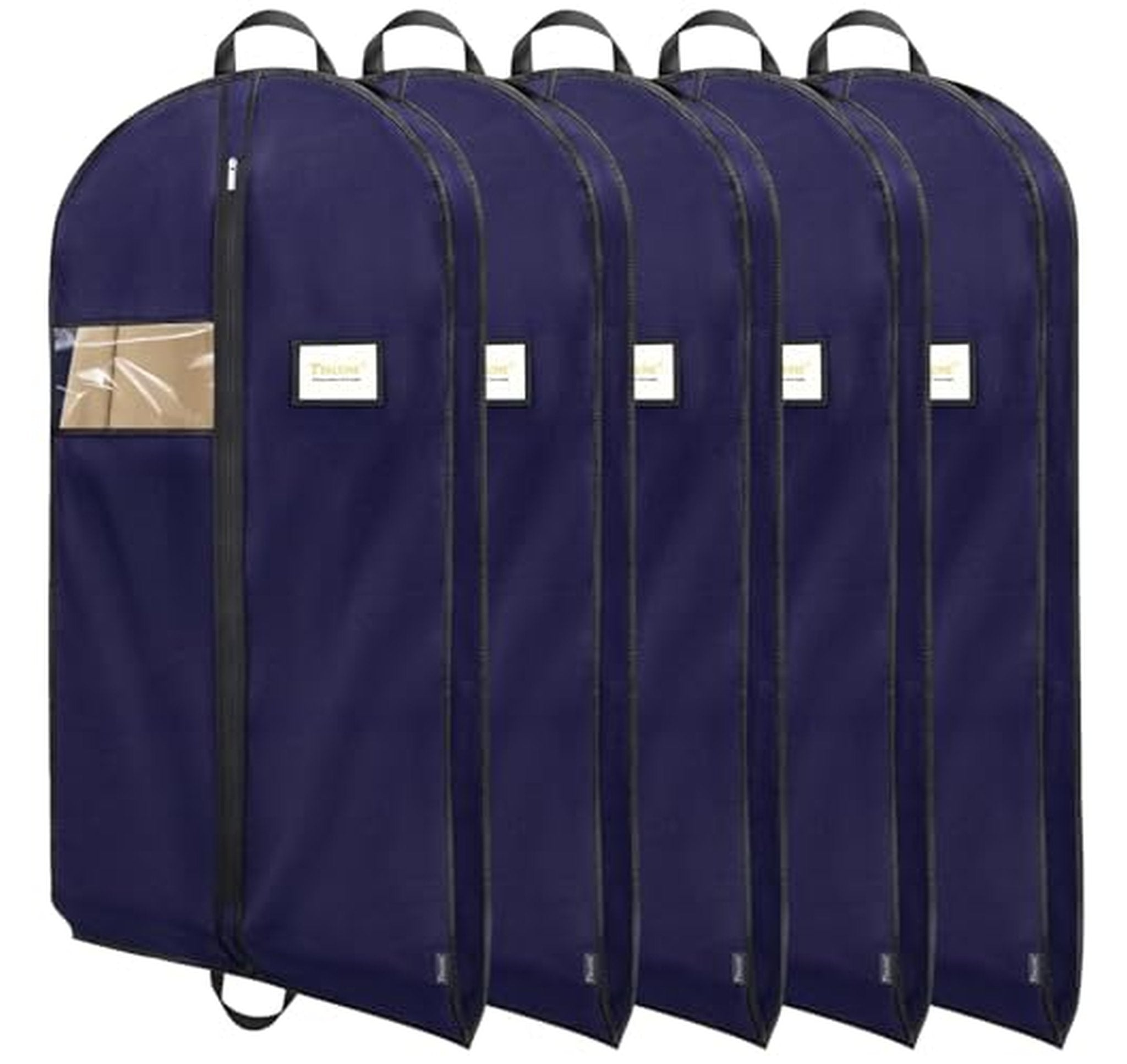 5 Pack Heavy Duty Garment Bags with Shoe Storage