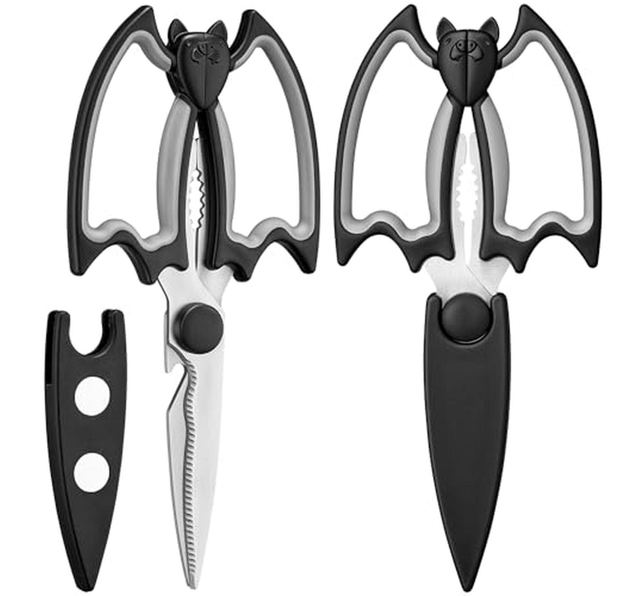 2 Pack Heavy Duty Kitchen Shears with Sheaths