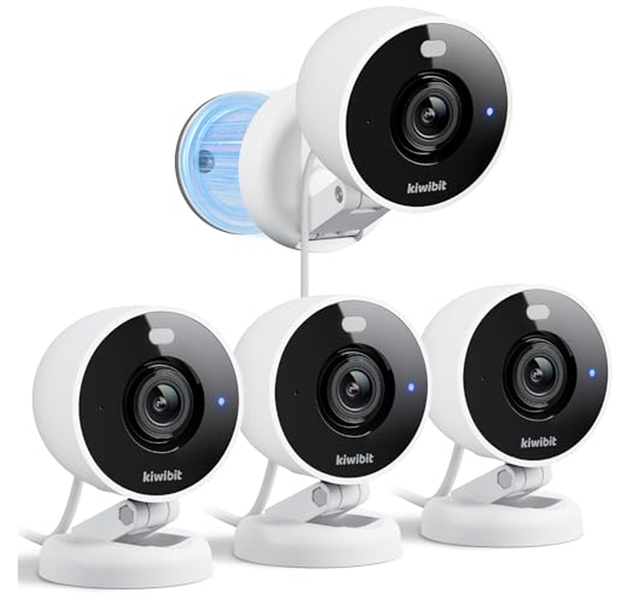 2K Wired Indoor Outdoor Security Camera with Night Vision