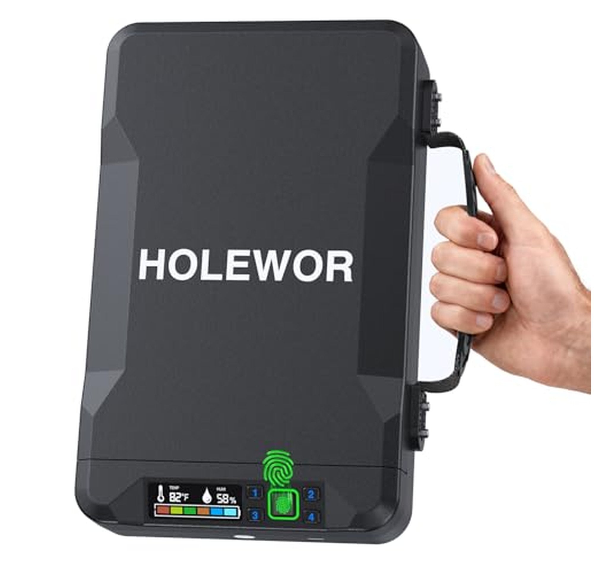 Biometric Portable Pistol Safe Lock Box
