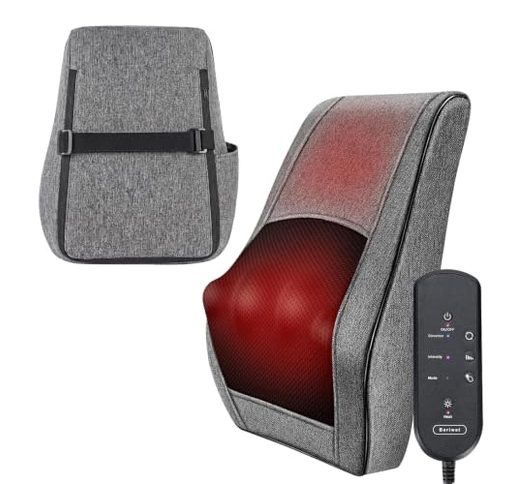 Shiatsu Heated Neck and Back Massager Pillow (3 Colors)