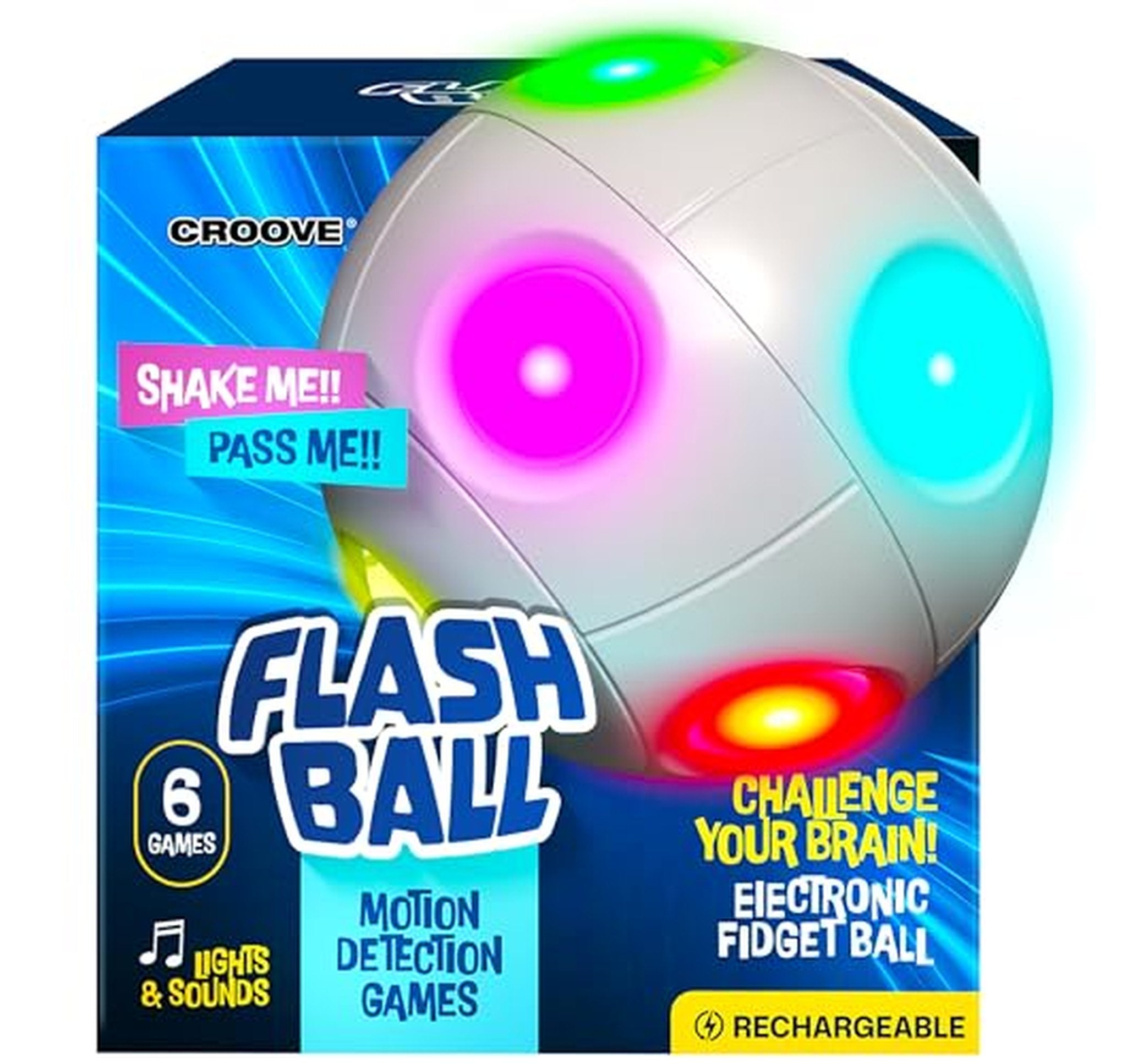 Brain & Memory Game Ball with 6 Learning Games