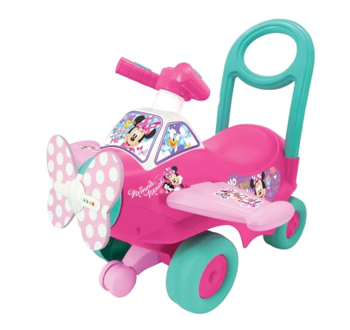 Kiddieland Disney Minnie Lights and Sounds Ride-On Airplane
