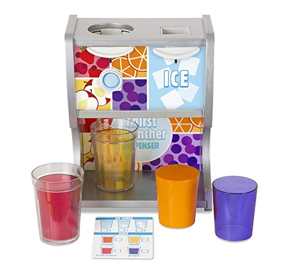 Melissa & Doug Wooden Kids Drink Dispenser