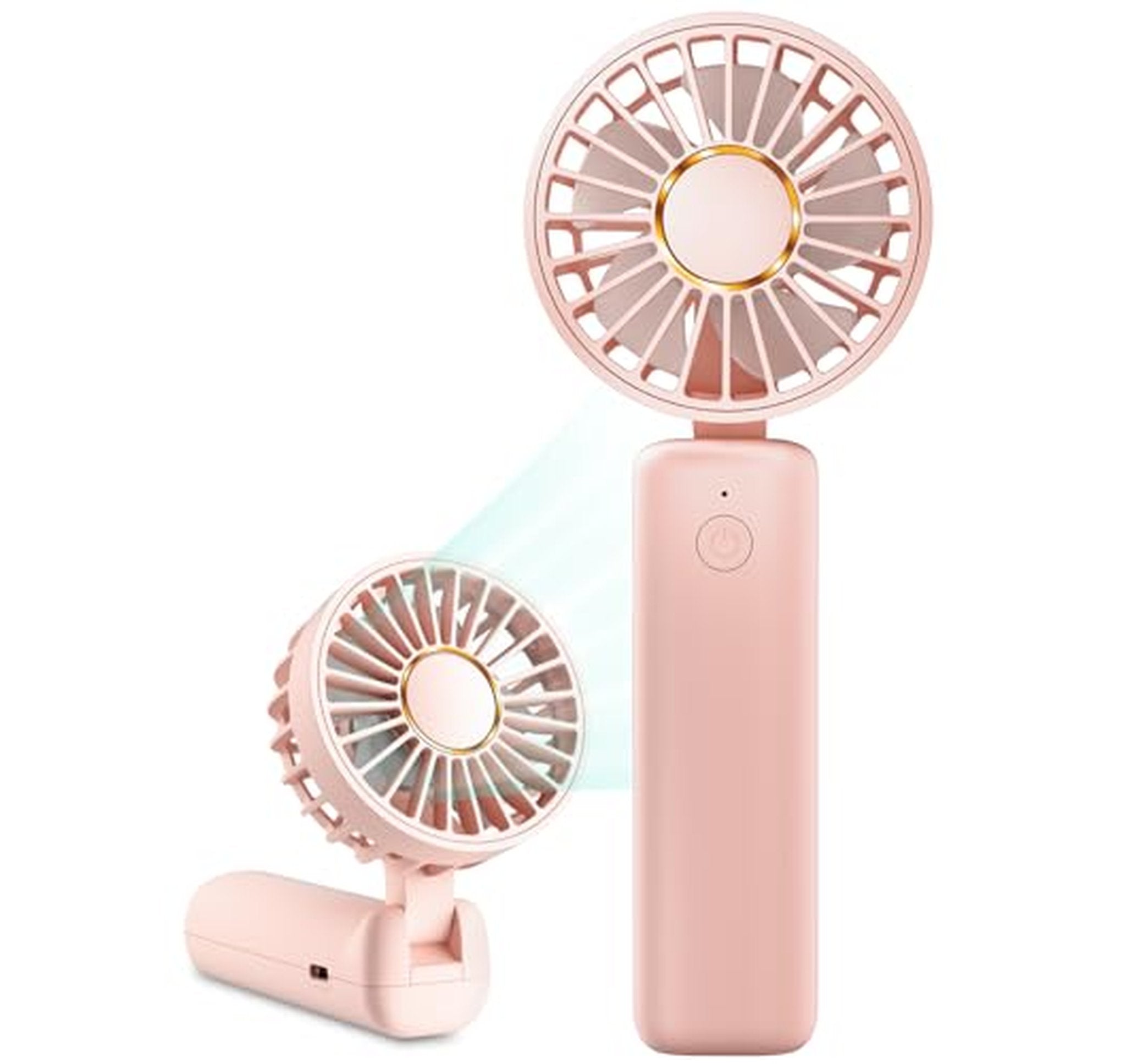 Rechargeable Handheld Mini Fan with 3 Speeds