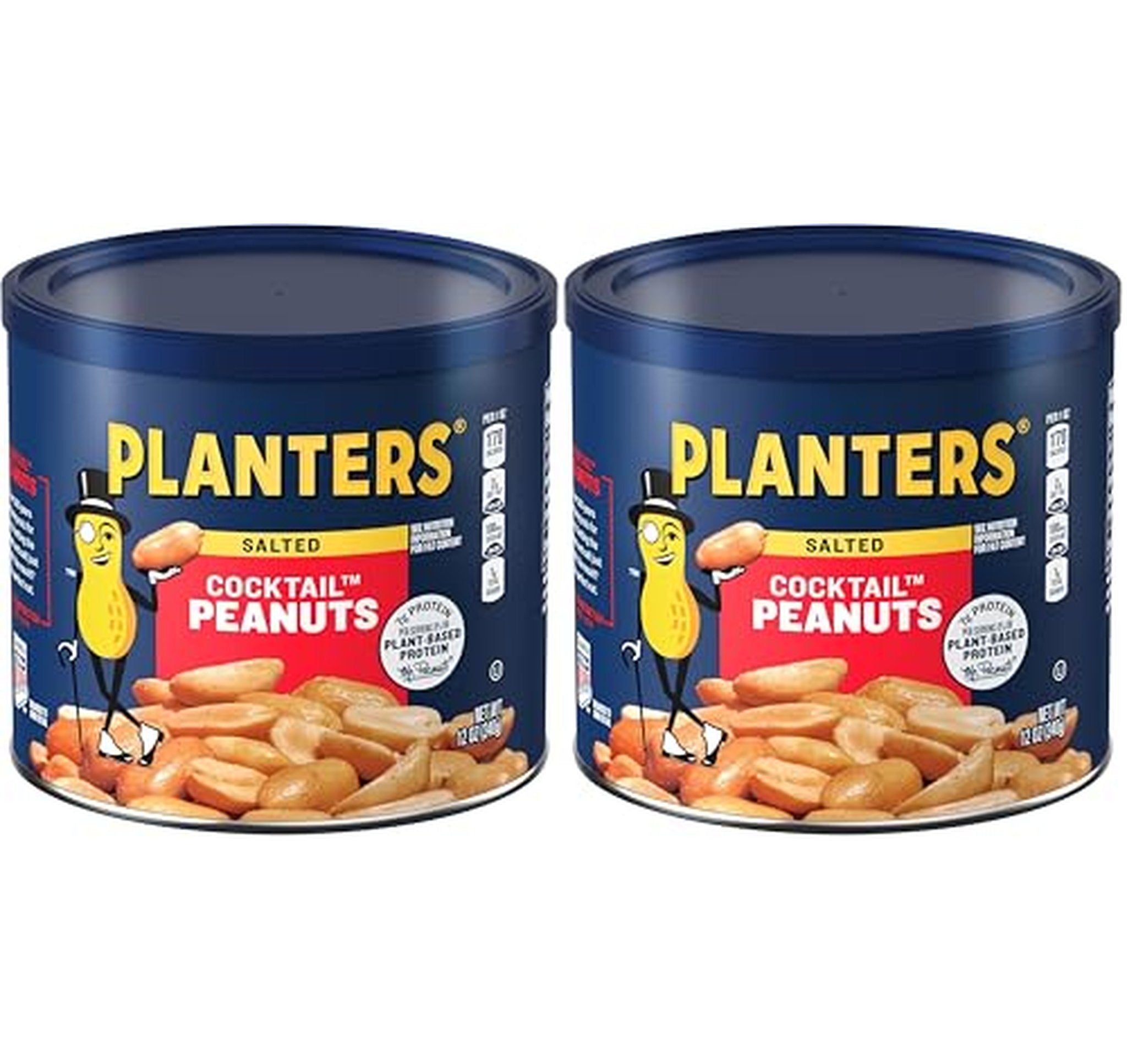 2 Pack PLANTERS Cocktail Peanuts 12 oz Jars