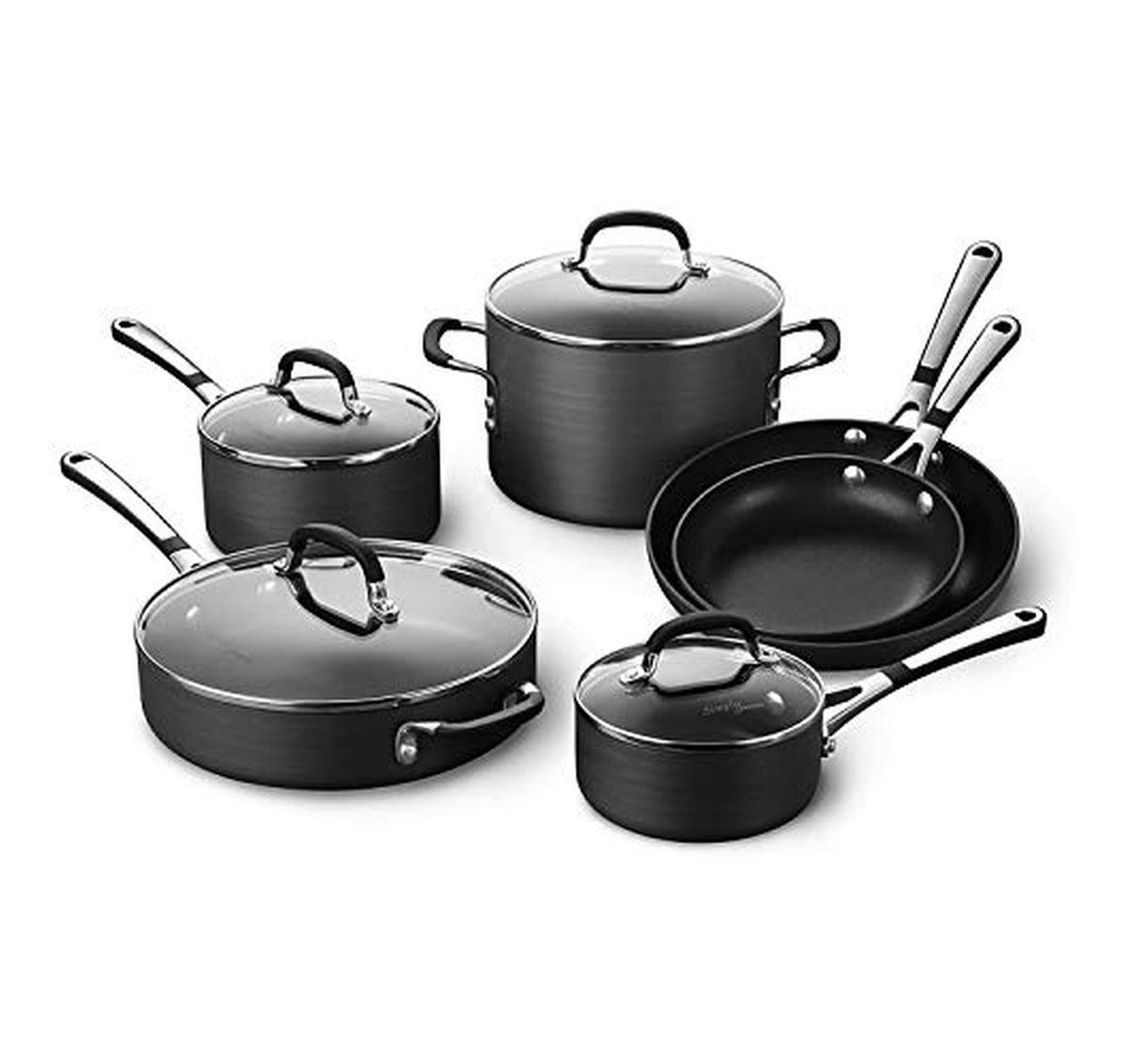 Calphalon 10-Piece Nonstick Hard-Anodized Cookware Set