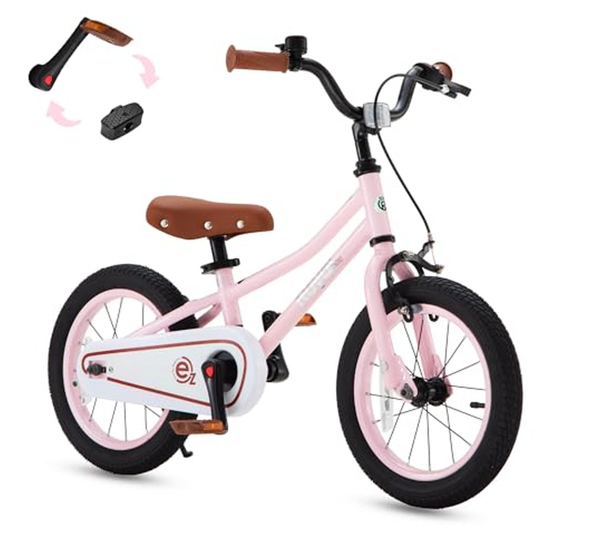 RoyalBaby 14-Inch Kids Balance to Pedal Bike
