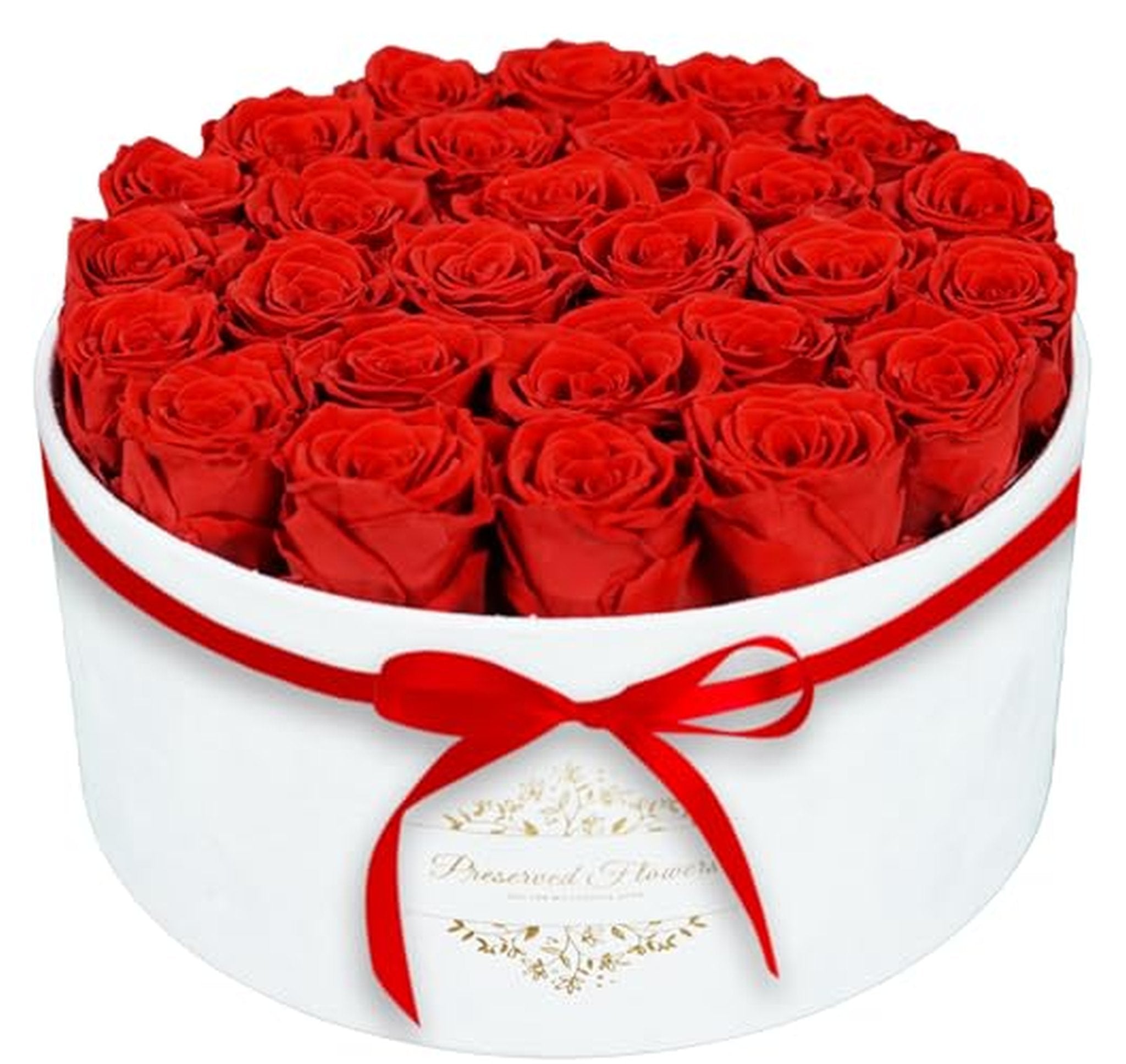 17 Preserved Roses in Luxury Suede Box