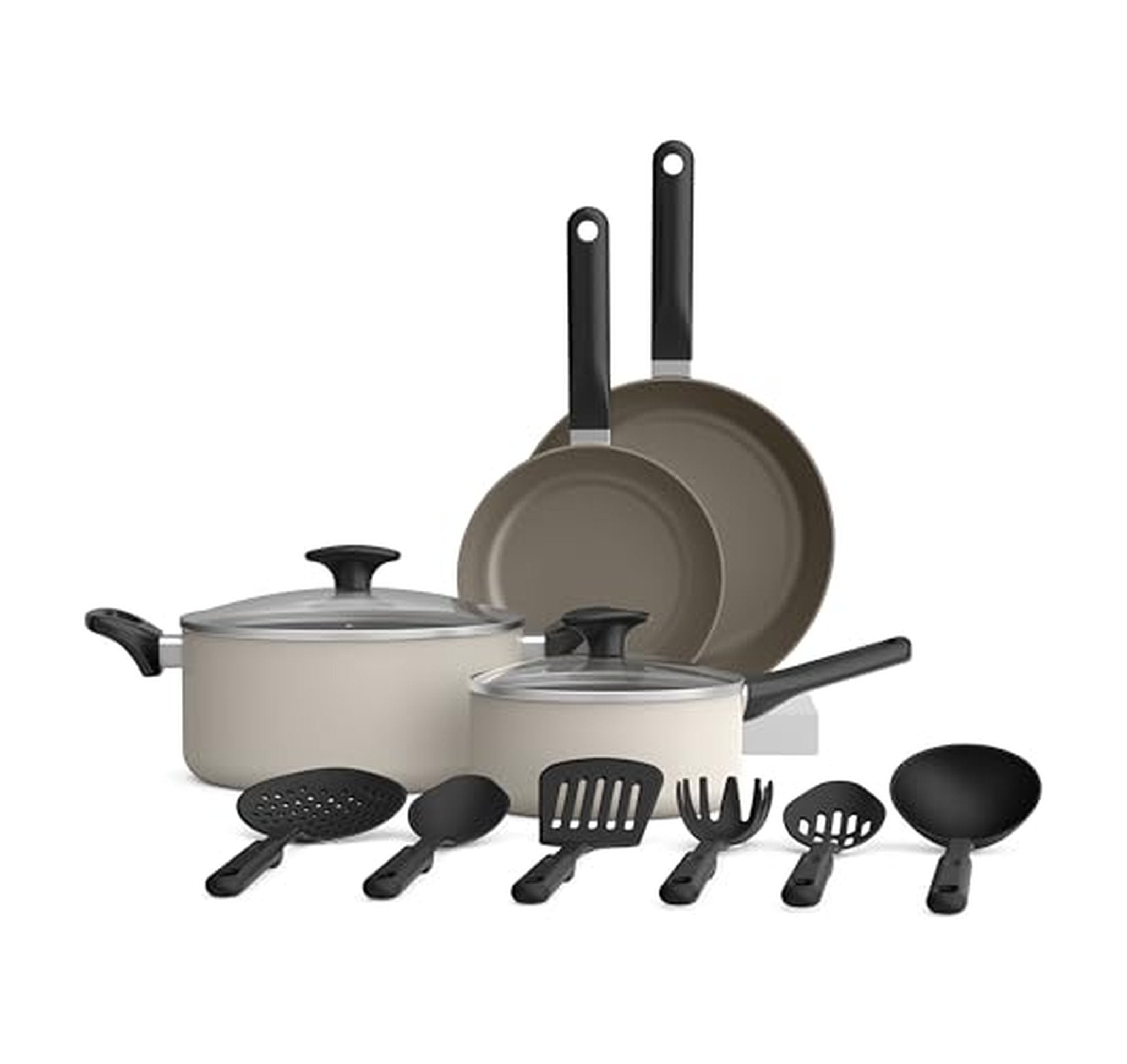 BELLA 12 Piece Ceramic Nonstick Cookware Set