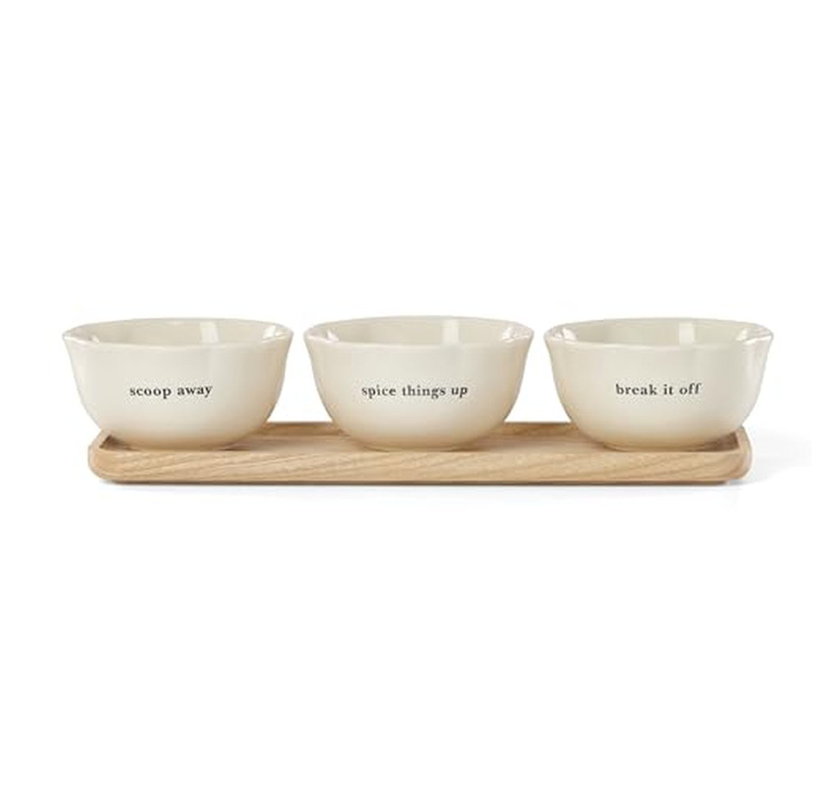 3 Piece kate spade new york Dip Bowls with Tray