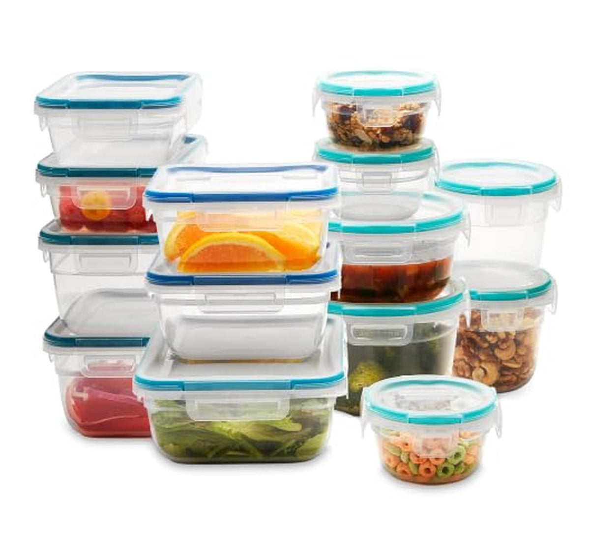 14 Pack Snapware Plastic Food Storage Containers Set