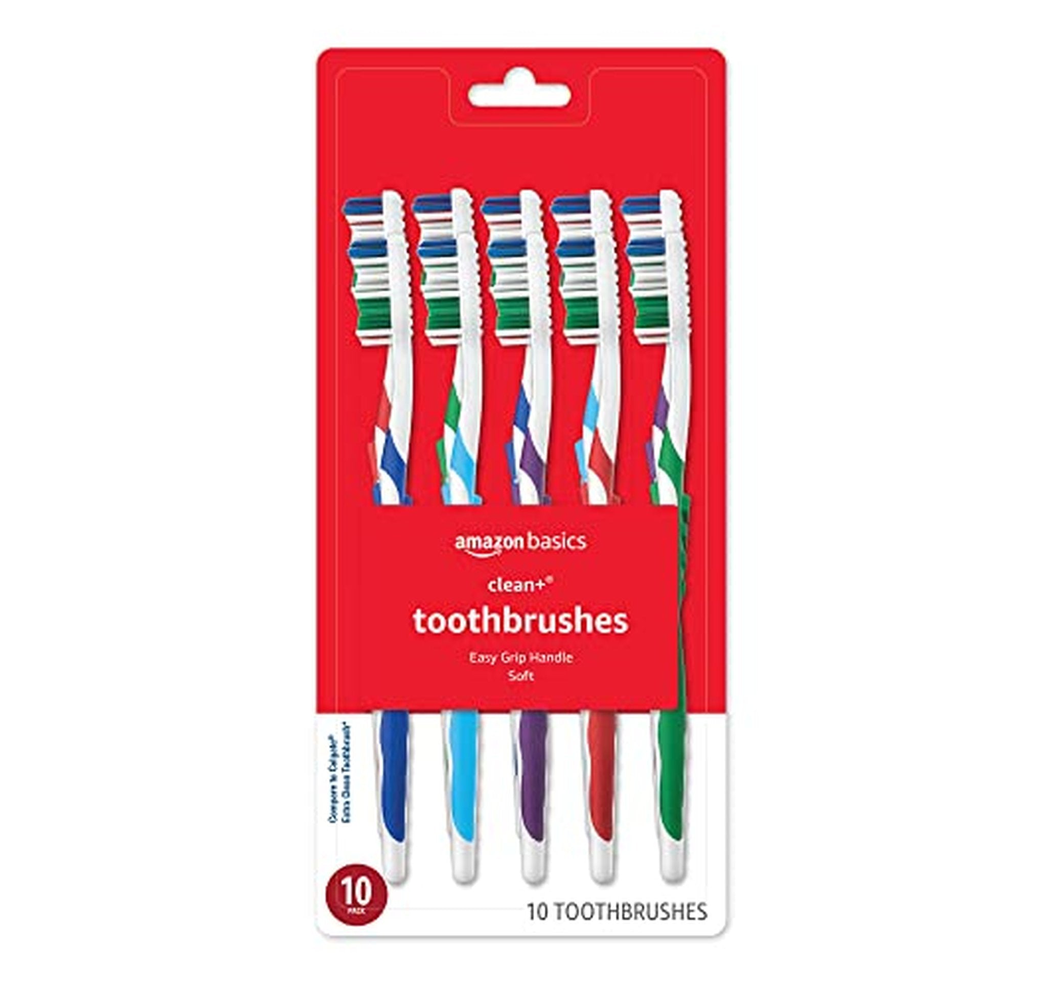 10 Count Soft Bristle Manual Toothbrushes