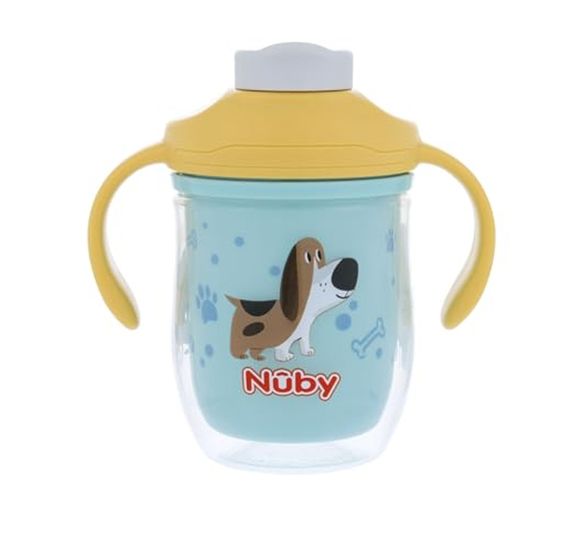 Nuby 7oz Insulated 2-in-1 Toddler Straw Cup
