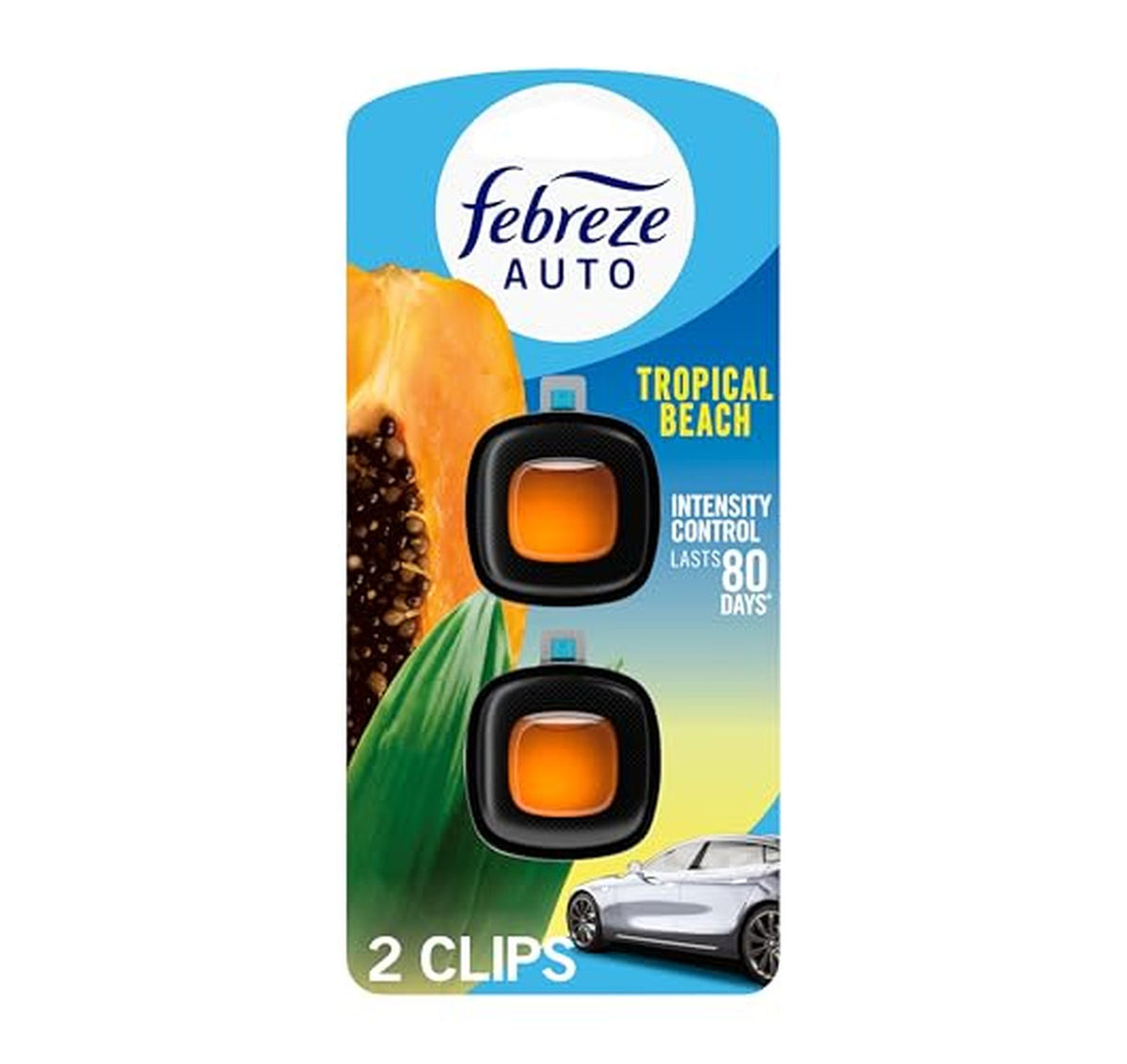 2 Pack Febreze Car Vent Clip Air Fresheners