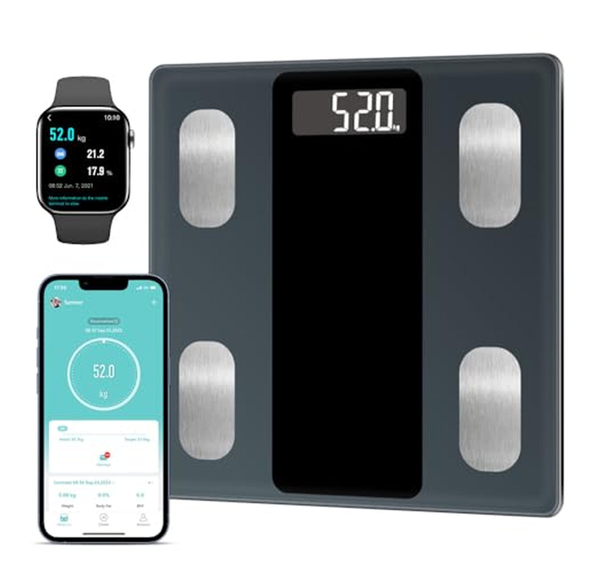 Bluetooth Smart Body Fat BMI Digital Scale