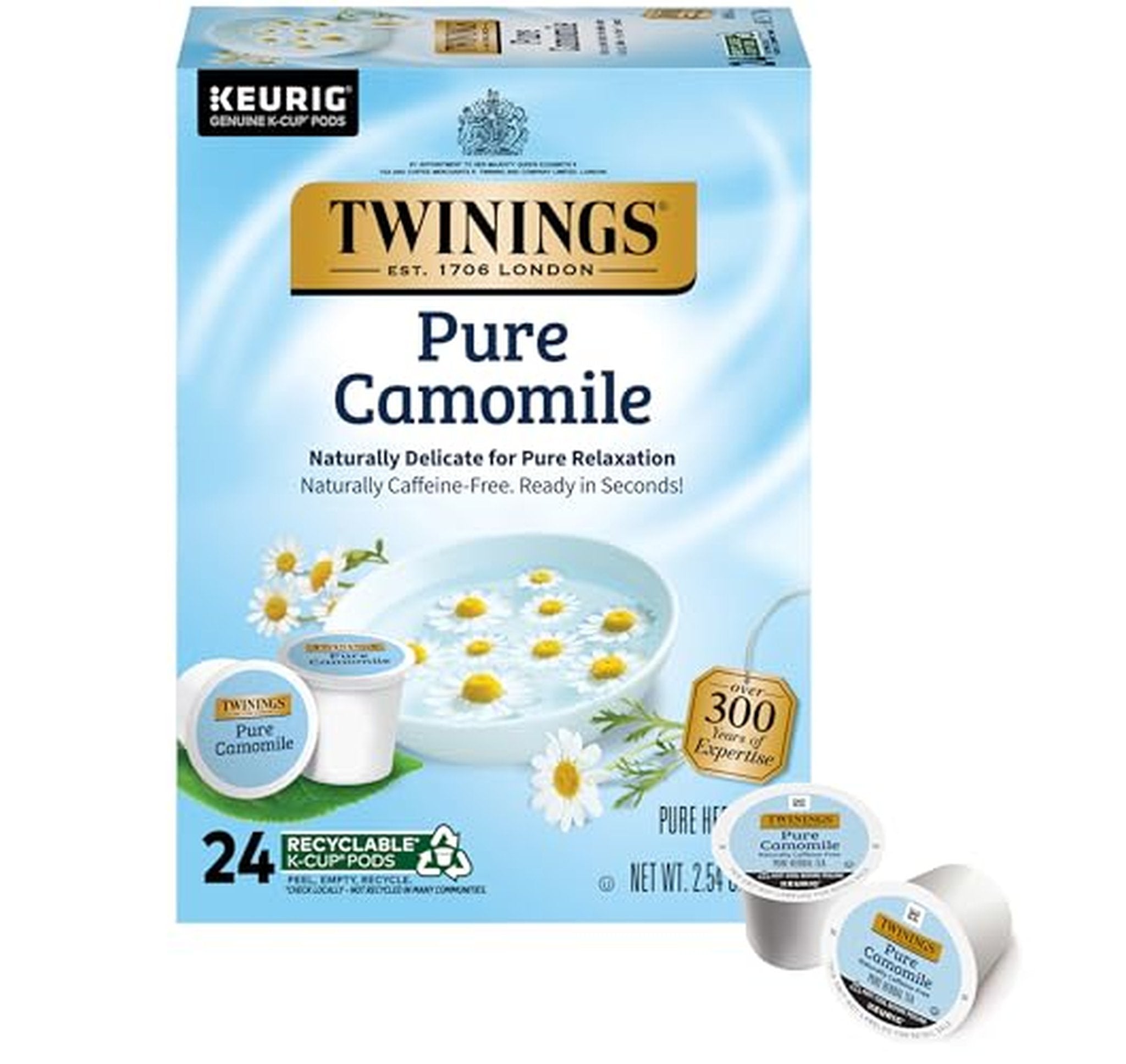 Twinings Pure Camomile Herbal Tea K-Cup Pods 24 Count