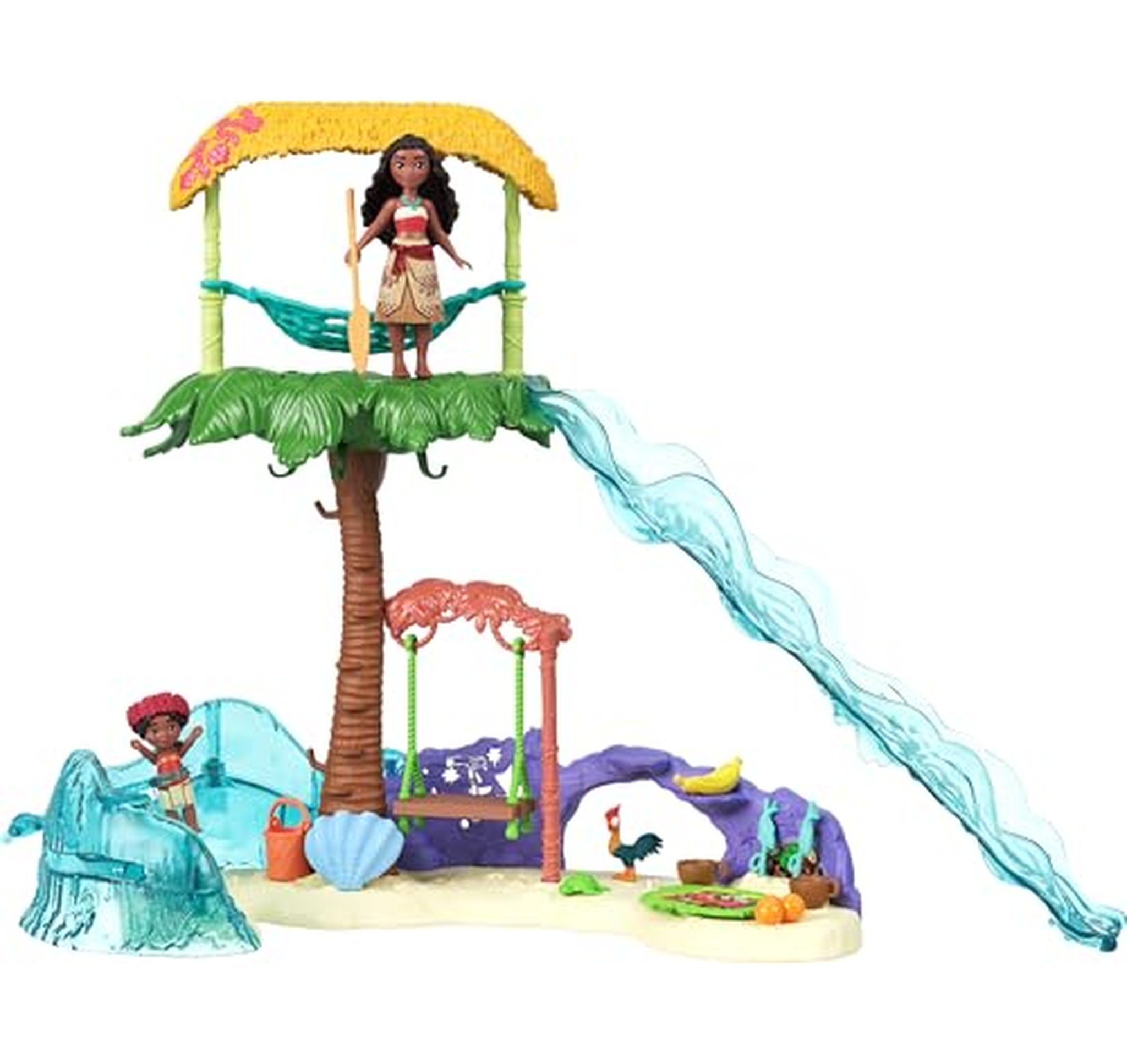 Mattel Moana 2 Island Adventure Playset with Dolls