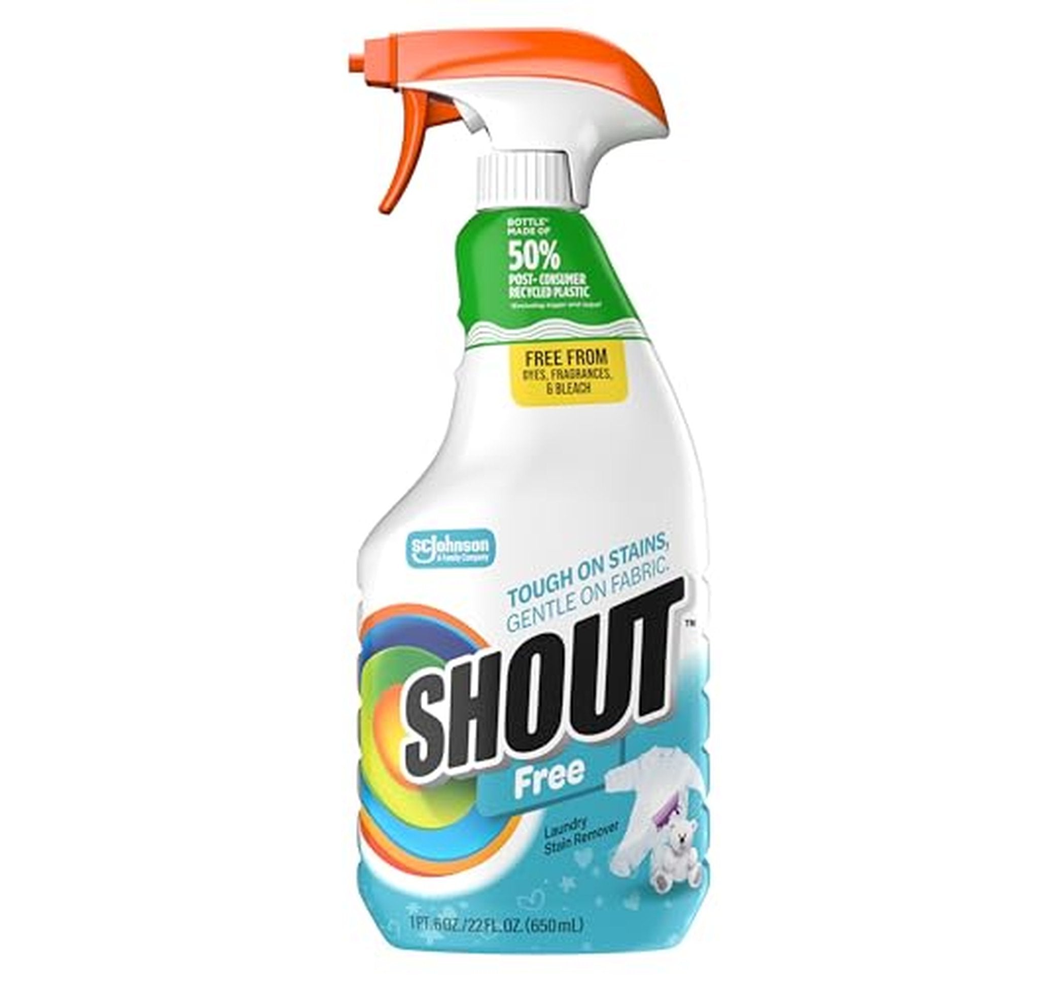 SHOUT Free Enzyme Laundry Stain Remover Spray 22oz