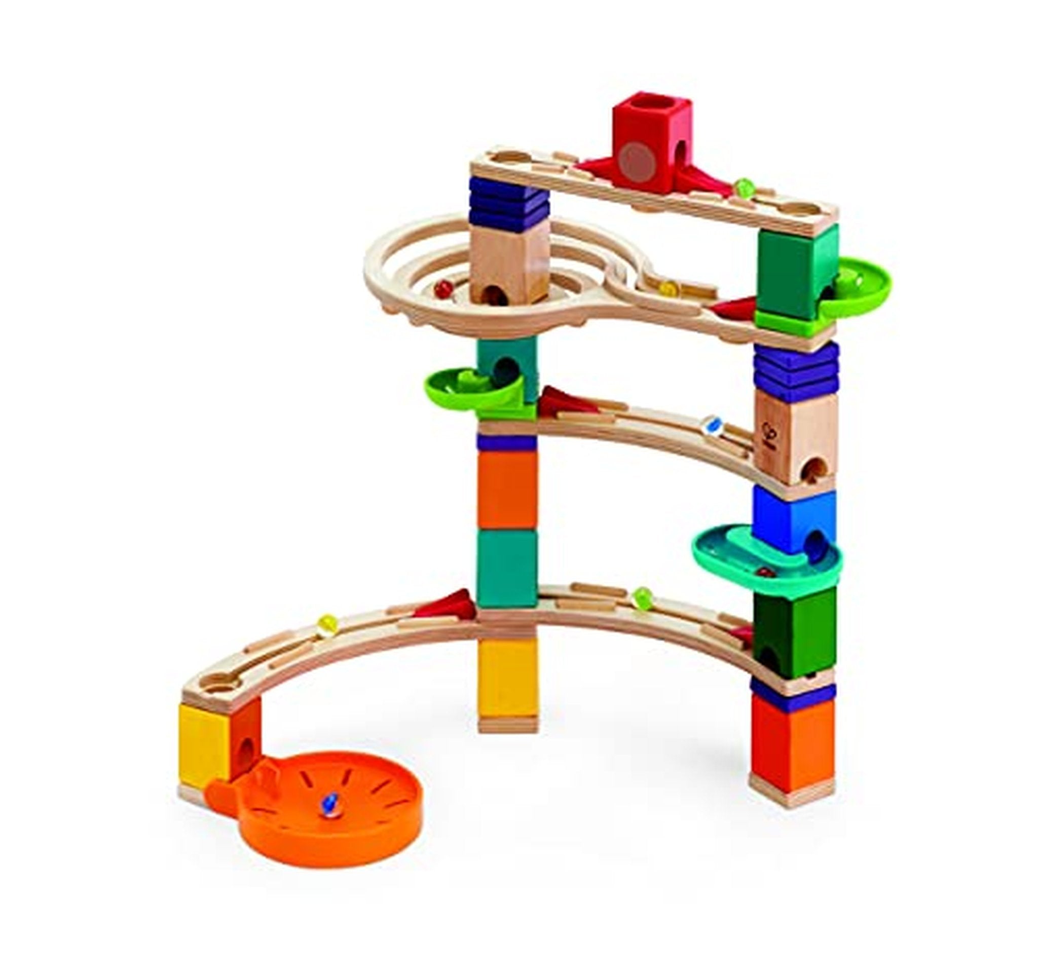 Hape Quadrilla Cliffhanger Wooden Marble Run Set