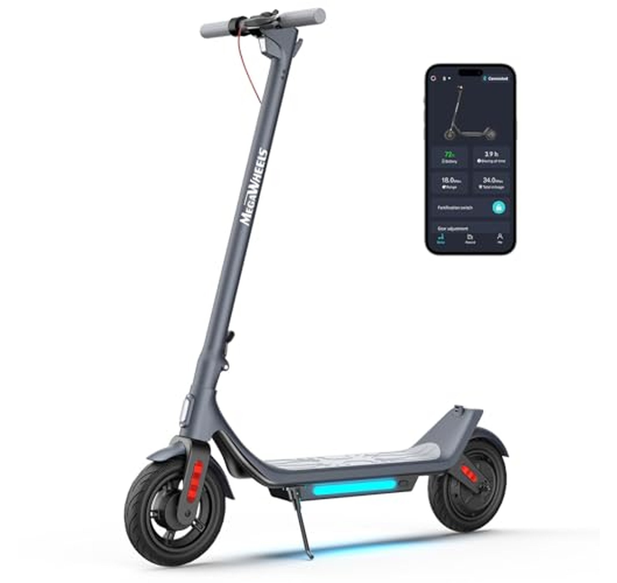 Long-Range 500W Electric Scooter with App Control