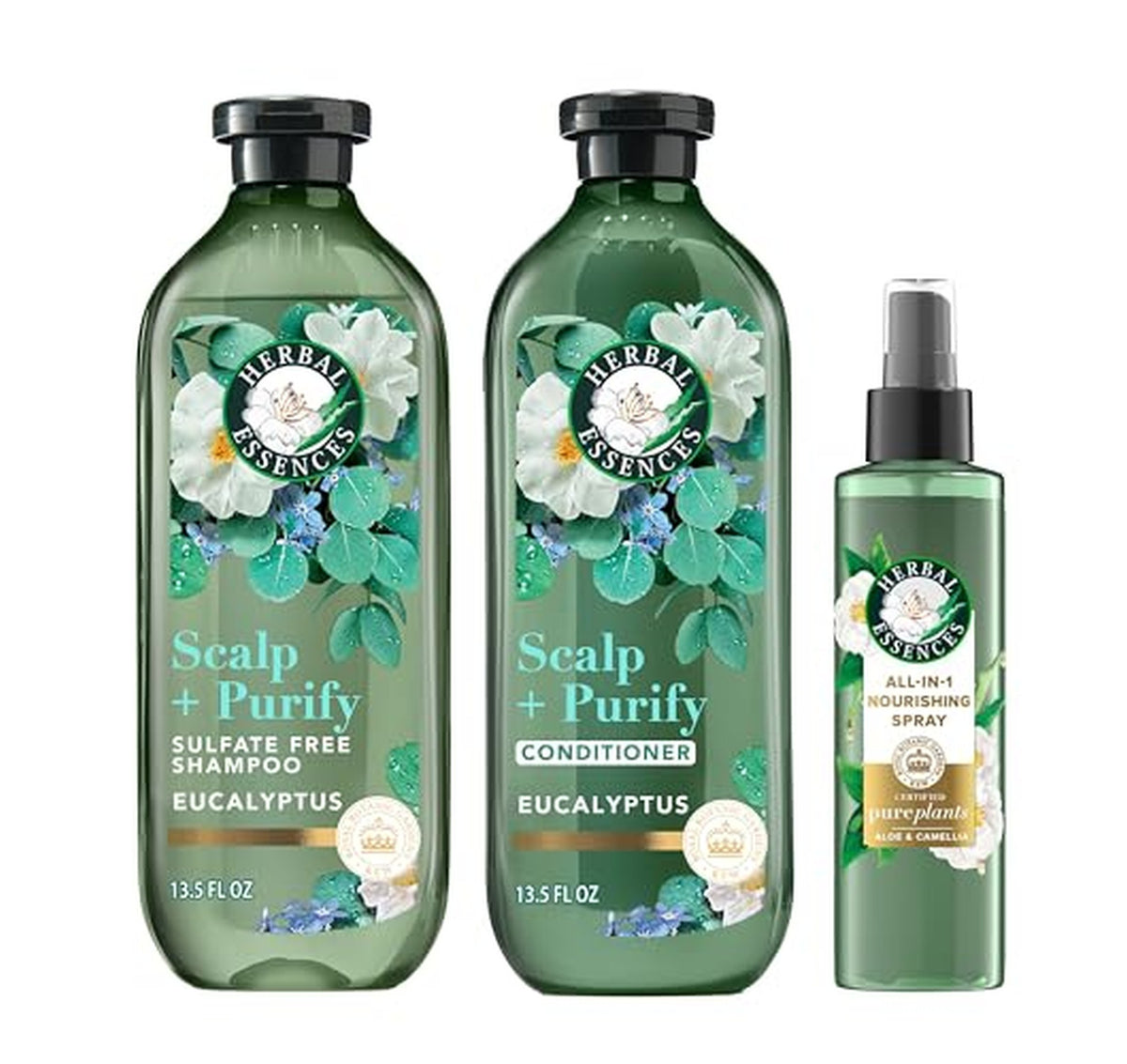 Herbal Essences Eucalyptus Sulfate Free Shampoo Conditioner Set