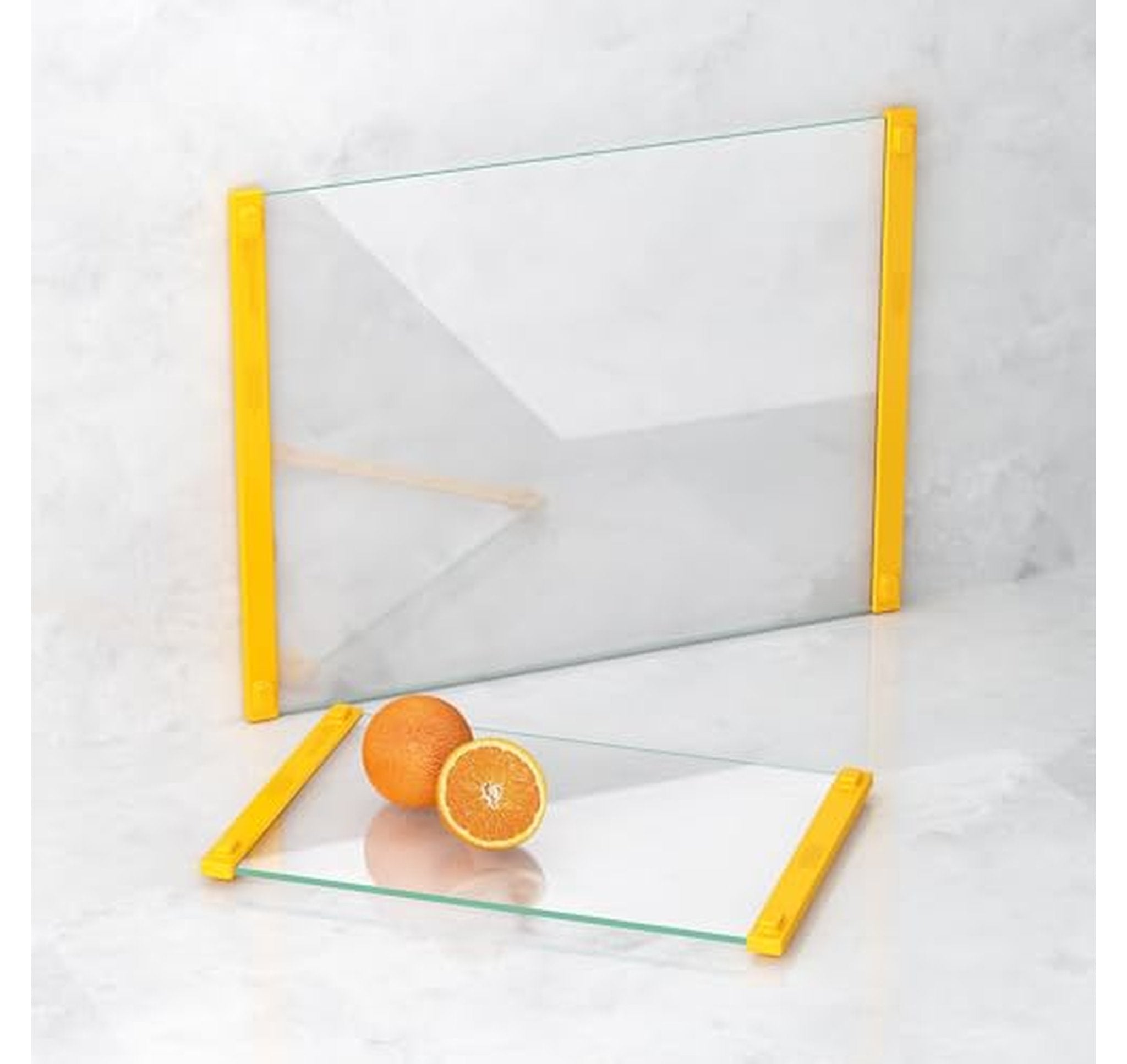 2 Pack Tempered Glass Kitchen Cutting Boards
