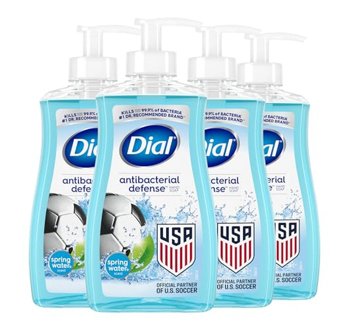 4 Pack Dial Antibacterial Liquid Hand Soap 11 fl oz