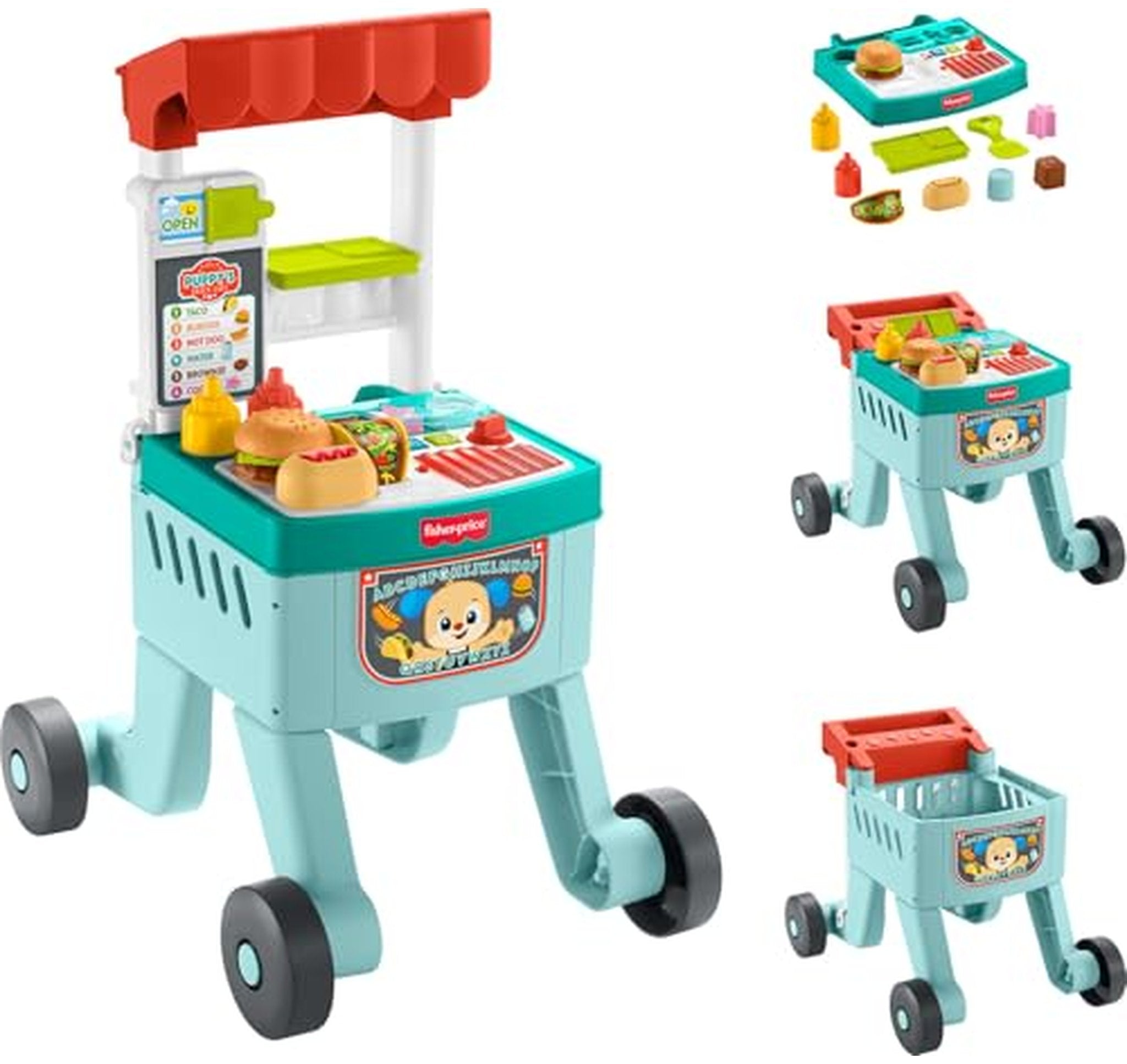 Fisher-Price 4-in-1 Baby Snack Cart Walker