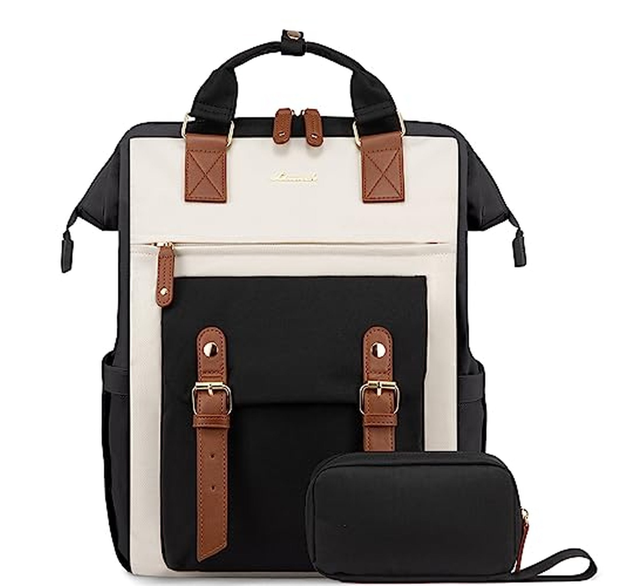 Laptop Backpack Purse, Waterproof Wide Open, 15.6 Inch