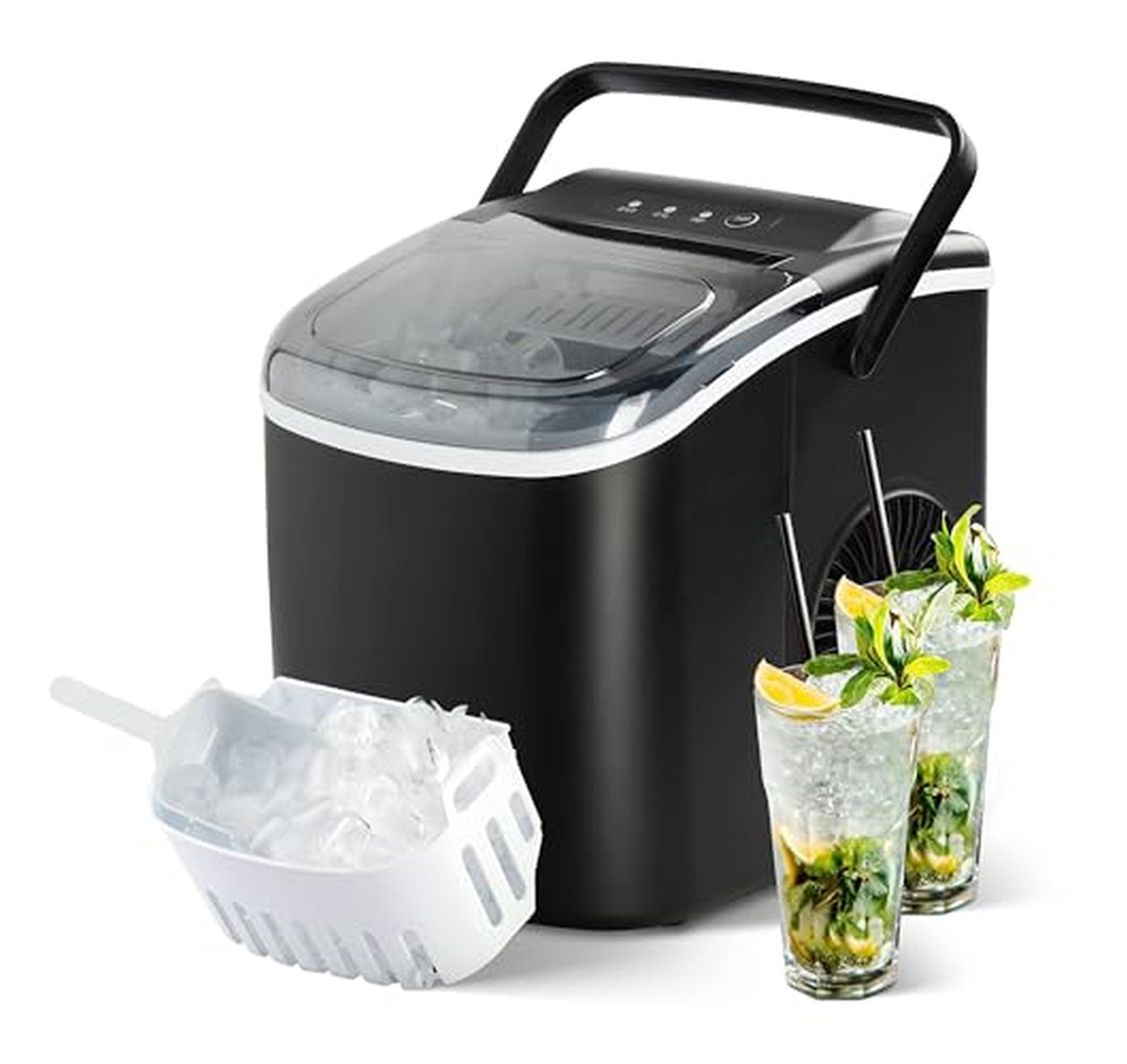 Countertop Ice Maker 26lb with Self-Cleaning