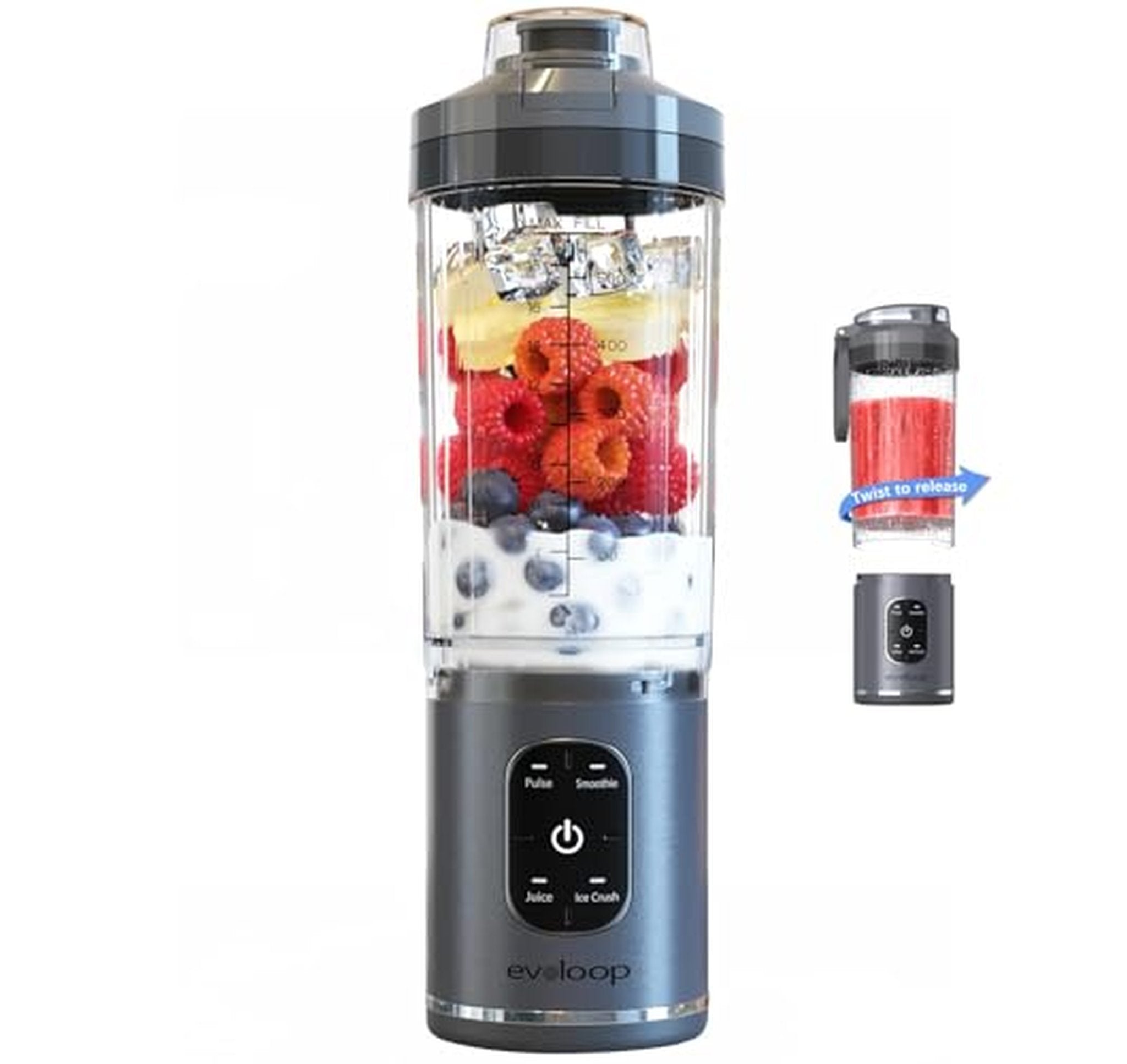 Cordless Rechargeable Personal Blender for Smoothies 18 oz