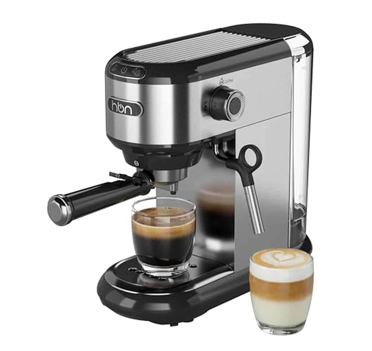 20 Bar Espresso Machine with Milk Frother, 34oz Tank