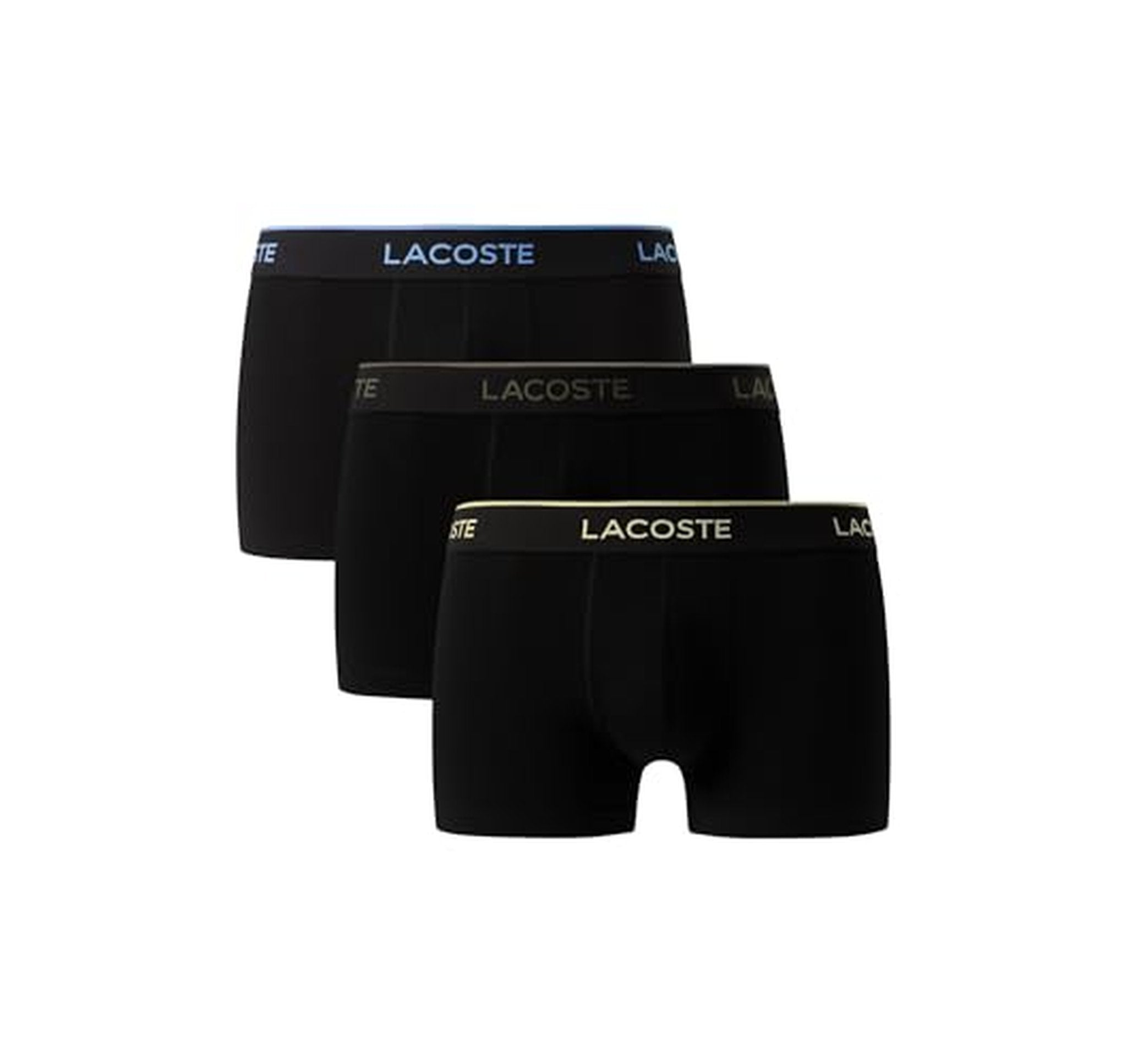 3 Pack Lacoste Men's Cotton Stretch Trunks