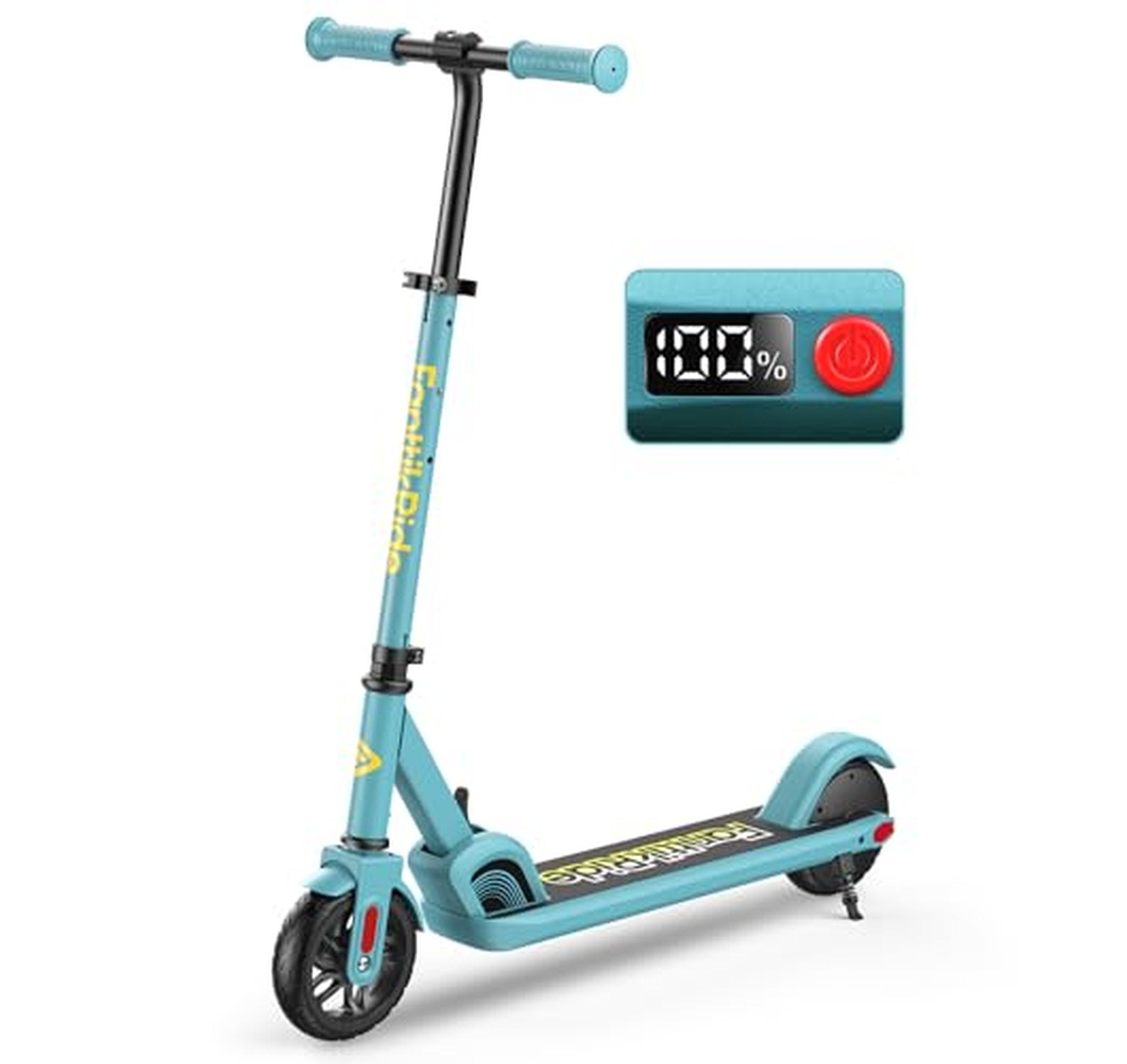 Kids Electric Scooter, Foldable, Adjustable Height, 6–10 MPH
